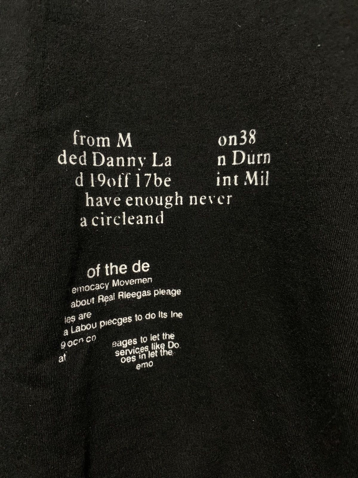 If Six Was Nine × Japanese Brand × Le Grande Bleu (L.G.B.) Japan gothic Poem laces up double layer punk T shirt Size US M / EU 48-50 / 2 - 8 Thumbnail
