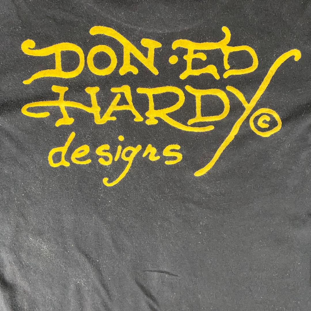 Ed Hardy Vintage Ed Hardy by Christian Audigier Long Sleeve Tshirt Size US L / EU 52-54 / 3 - 7 Thumbnail