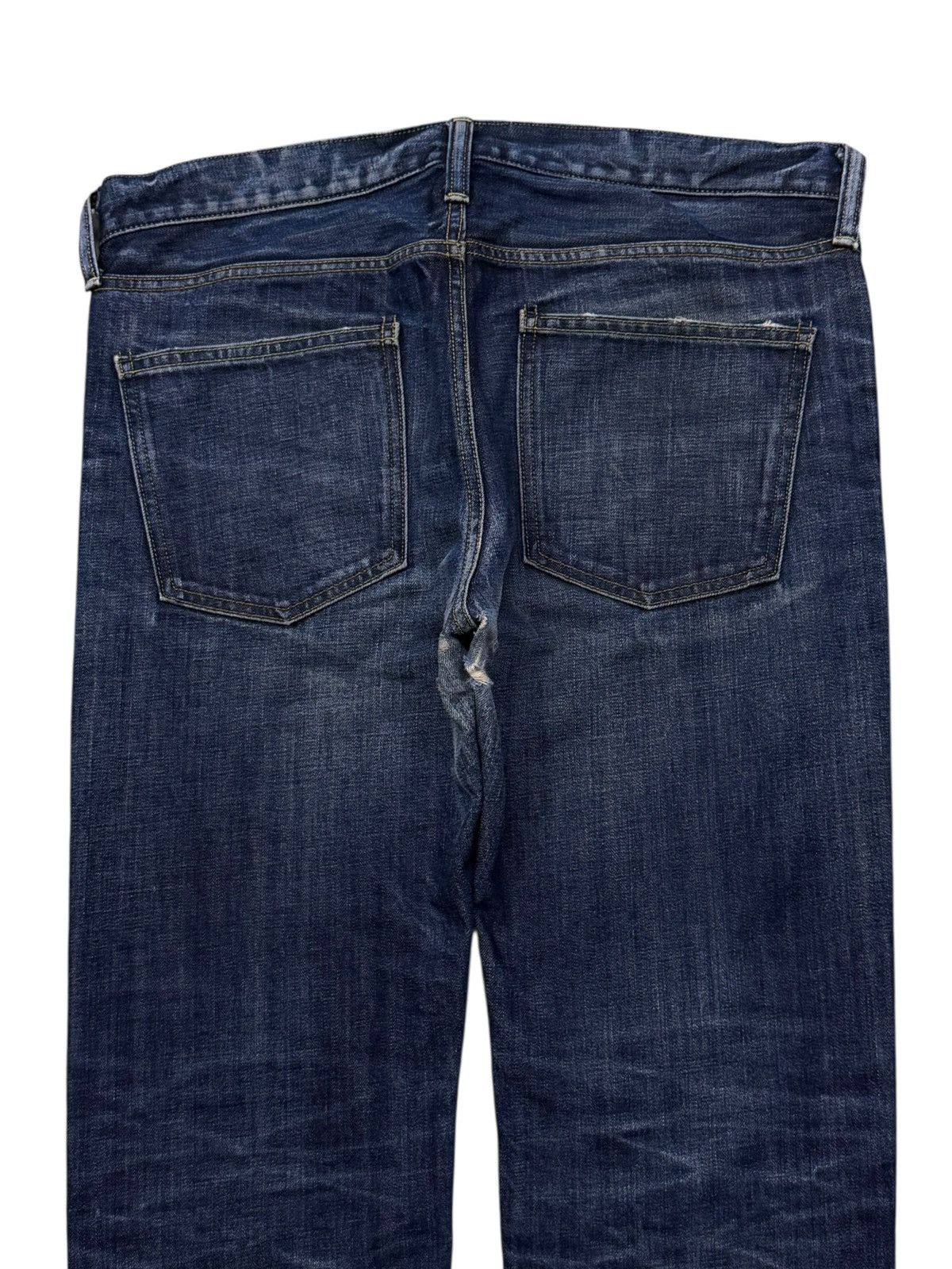 Blue Blue Japan Vintage Red Card Blue Work Denim Jeans Japan | W36 Size US 36 / EU 52 - 5 Thumbnail