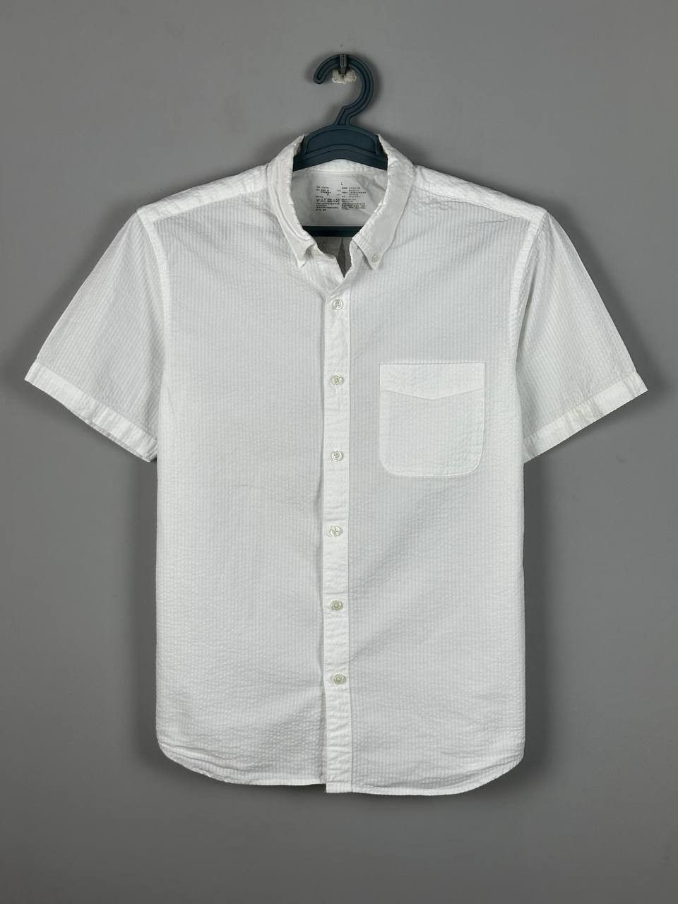 Muji Muji Japan Summer Shirt Button-Up Short Sleeve Size US L / EU 52-54 / 3 - 1 Thumbnail