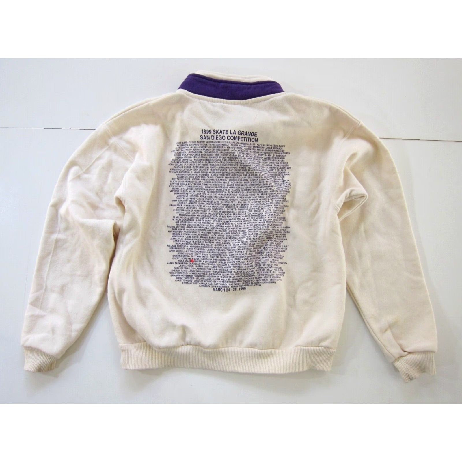 Vintage Vintage 1999 La Grande' San Diego Ice Skate Competition Sweatshirt Women Small Size S / US 4 / IT 40 - 2 Thumbnail