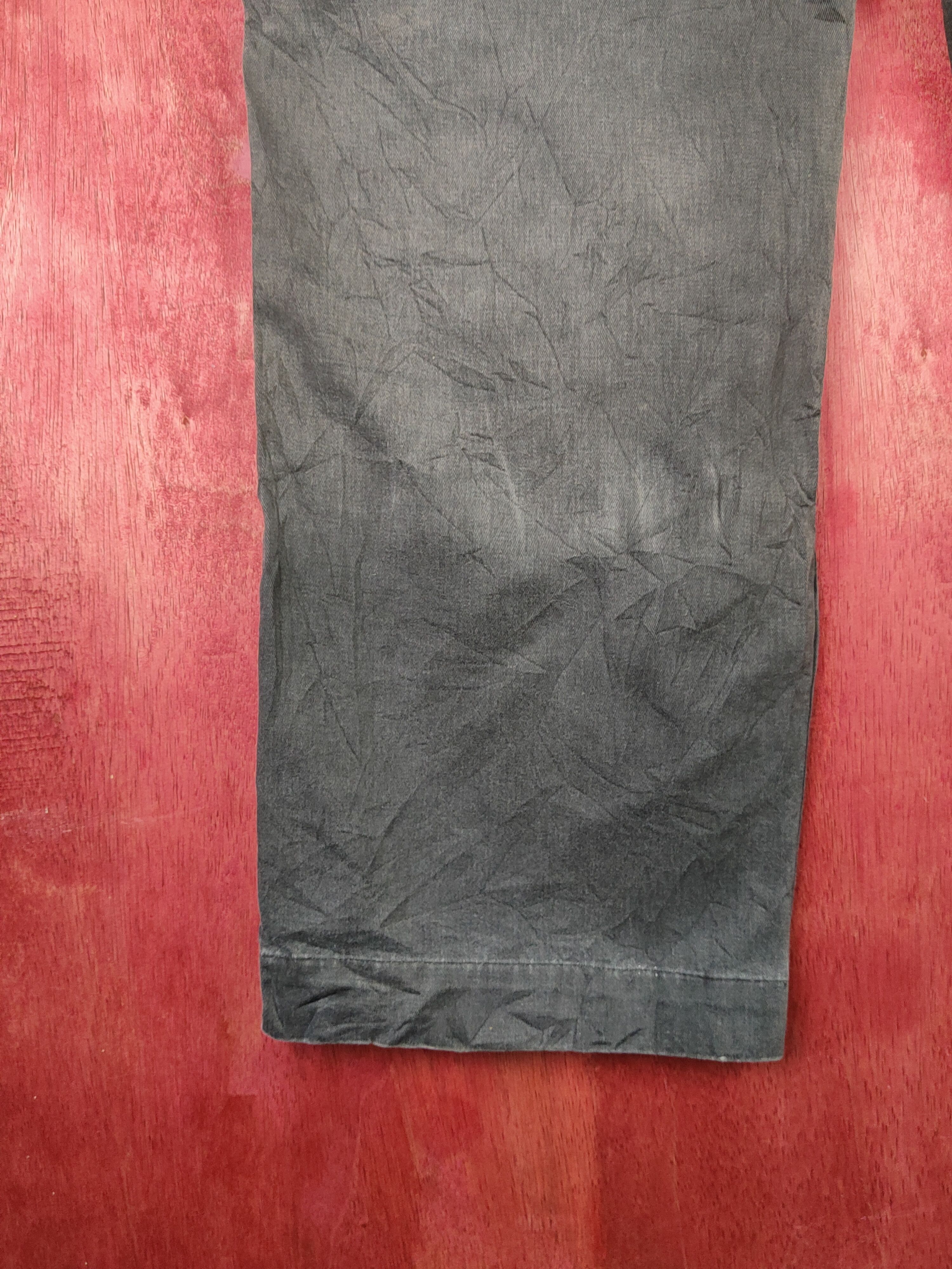 Grancisco Dark Blue Faded Multipocket Cargo Pants #S1441
