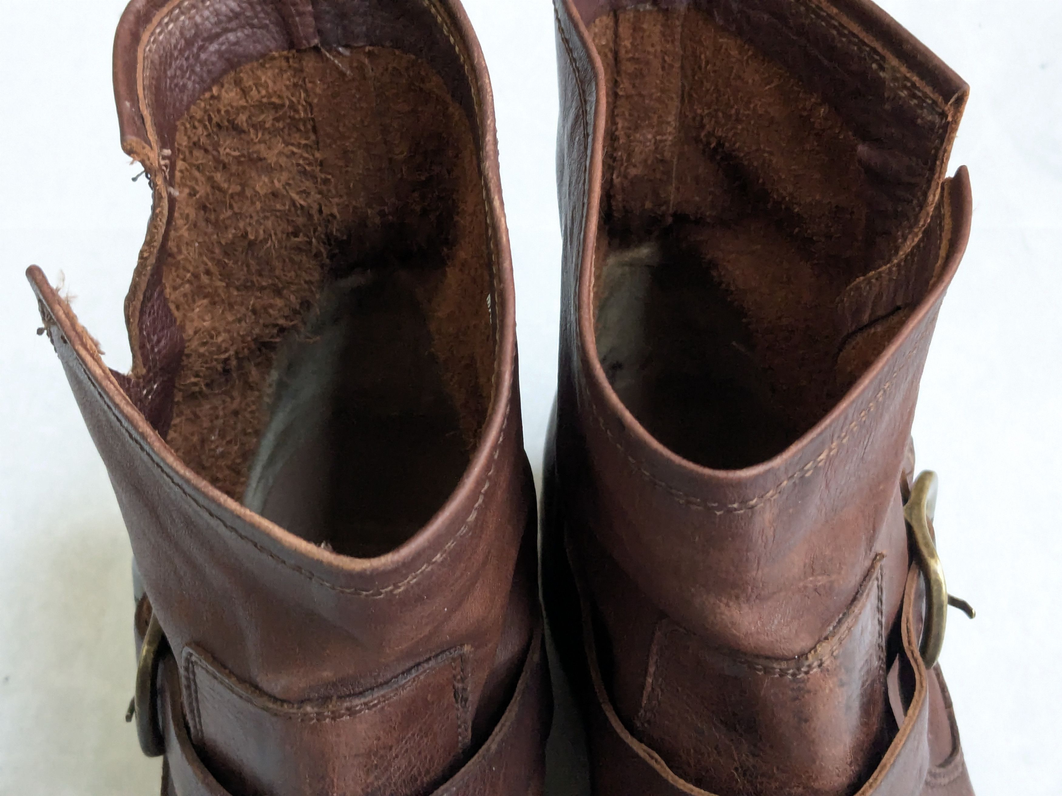Frye Frye Engineer Boots Brown 8.5 Leather Buckle Size US 8.5 / EU 41-42 - 2 Thumbnail