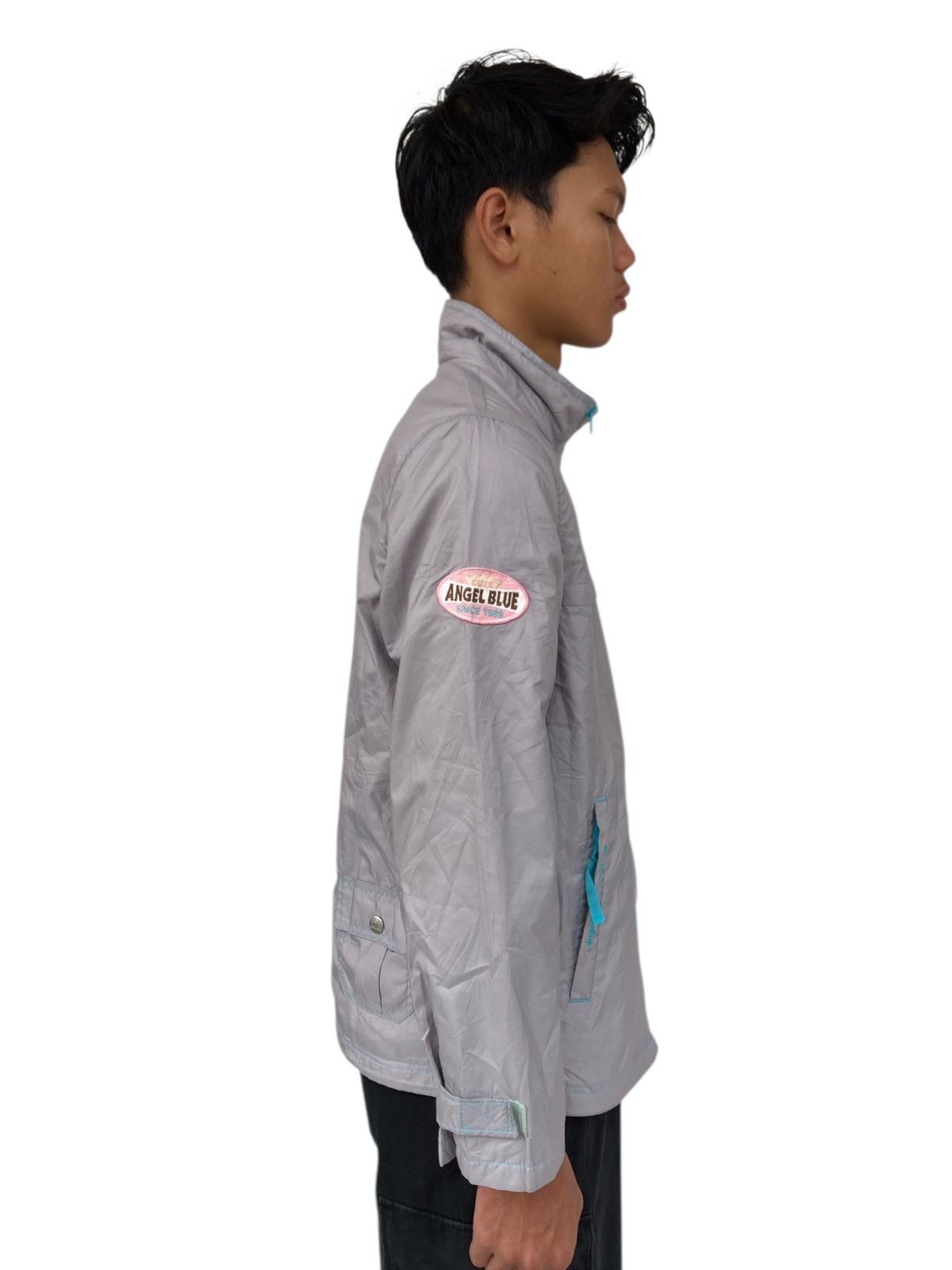 Hysteric Glamour 1990s Angel Blue - Have A Fun Time Lightweight Jacket Size US M / EU 48-50 / 2 - 3 Thumbnail