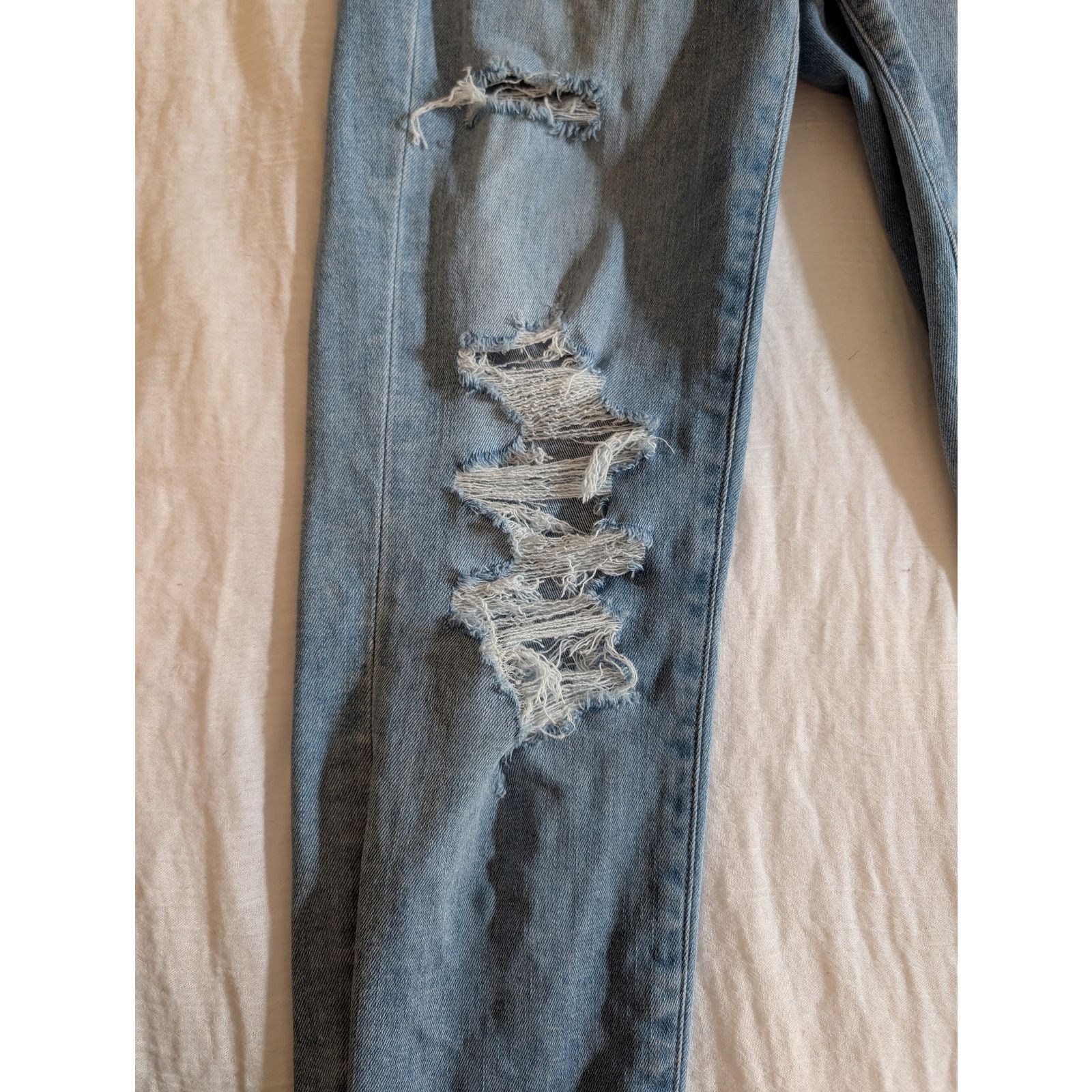 American Eagle Outfitters American Eagle Next Level Stretch Ripped Jeans – Women’s XS Size 24" / US 00 / IT 34 - 5 Thumbnail