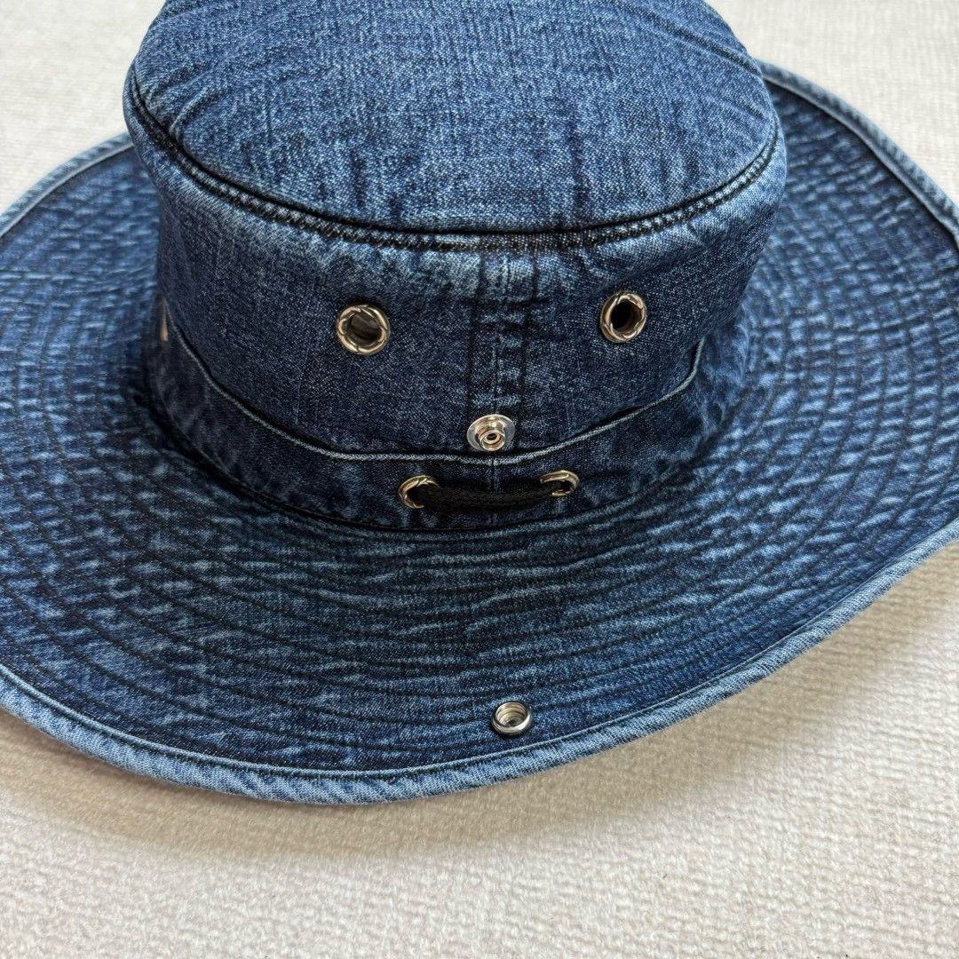 Chrome Hearts Chrome Hearts Bucket Denim Hat with Silver Buttons Size ONE SIZE - 2 Thumbnail