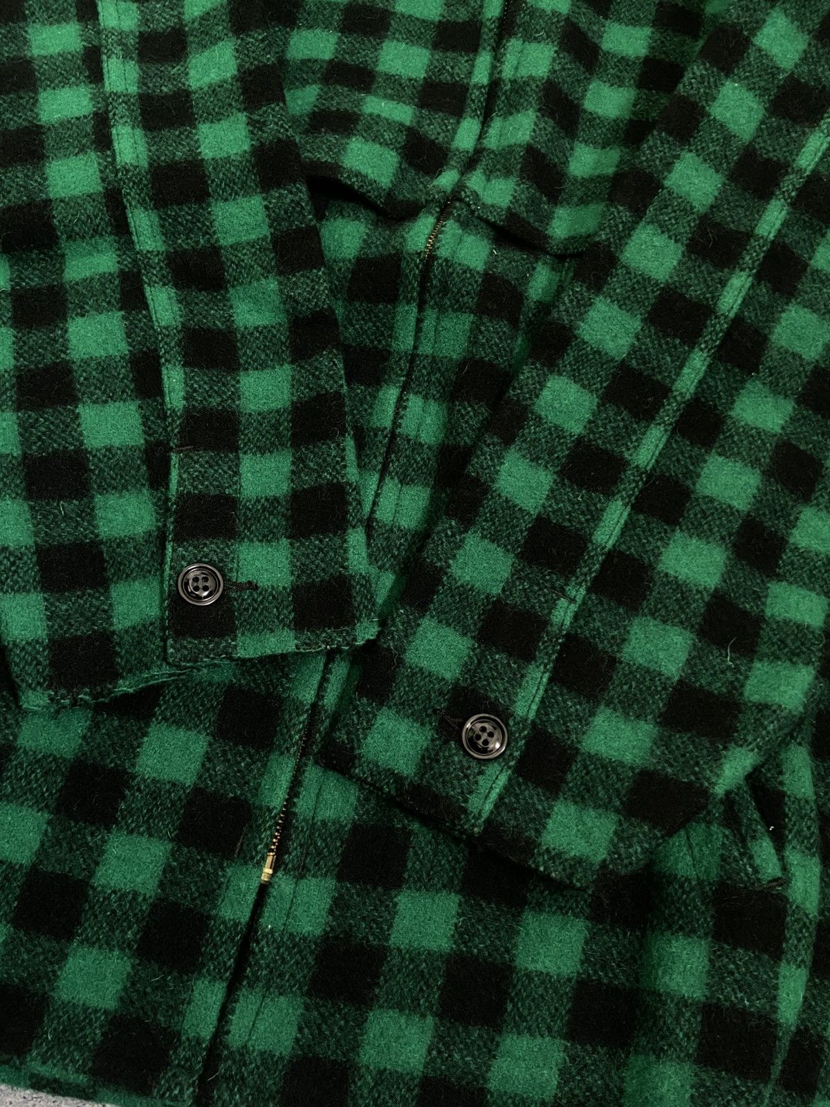 L.L. Bean × Vintage 1980s L.L. Bean Plaid Woll Jacket Size US L / EU 52-54 / 3 - 7 Thumbnail