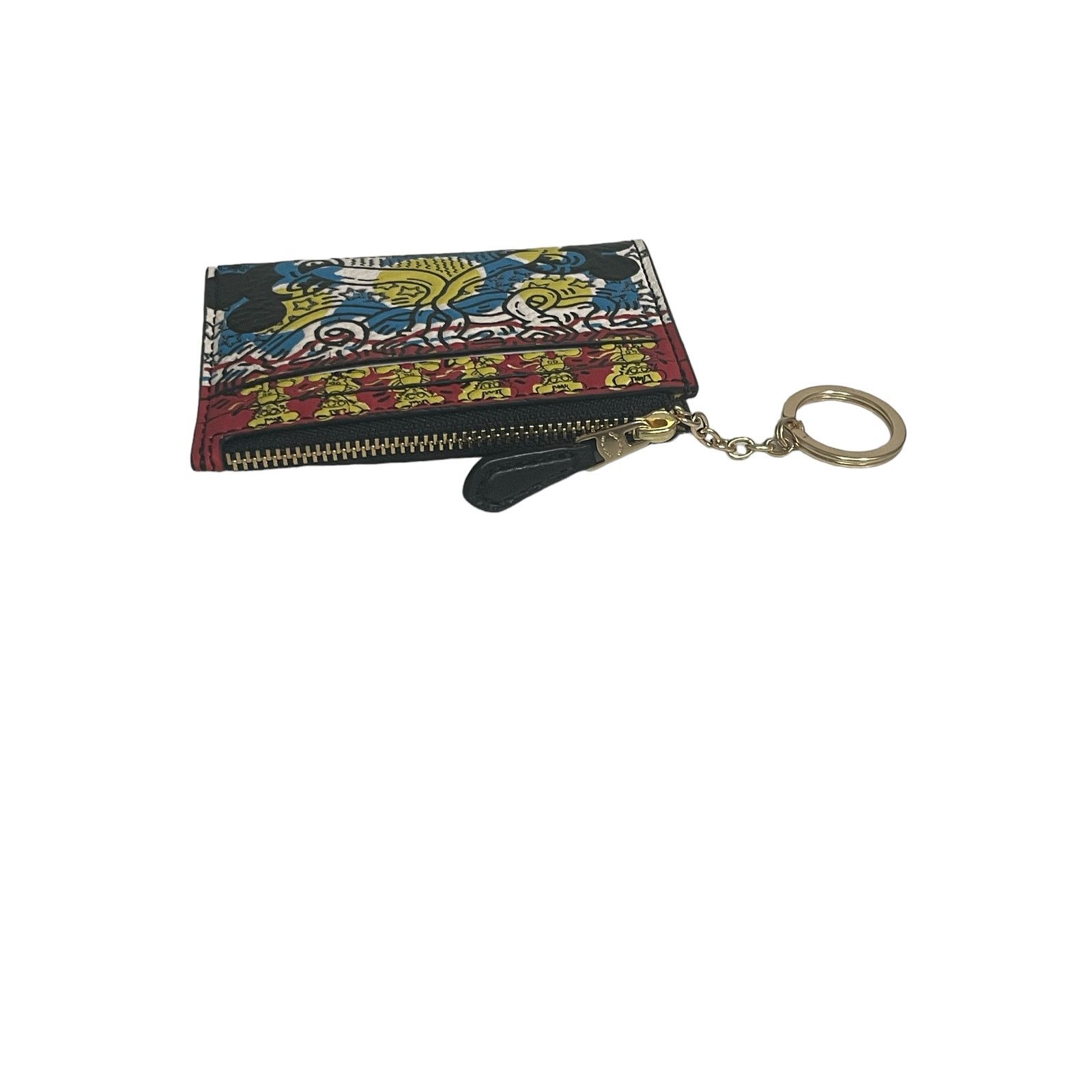 Coach Coach Disney Mickey Mouse X Keith Haring Mini Skinny Id Size ONE SIZE - 4 Thumbnail