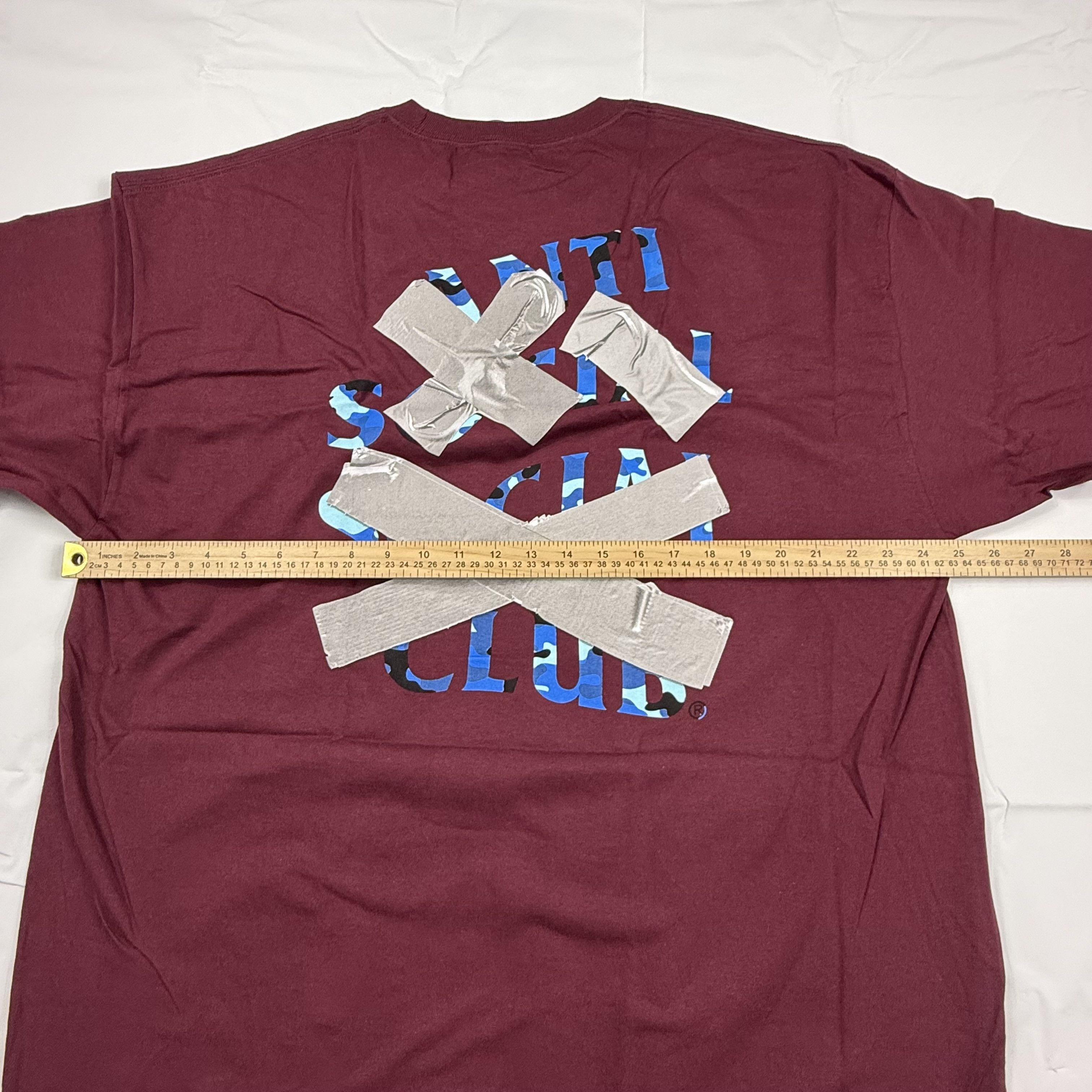 Anti Social Social Club Anti Social Social Club Duct Tape Blue Camo Logo T-Shirt Size US XXL / EU 58 / 5 - 6 Thumbnail
