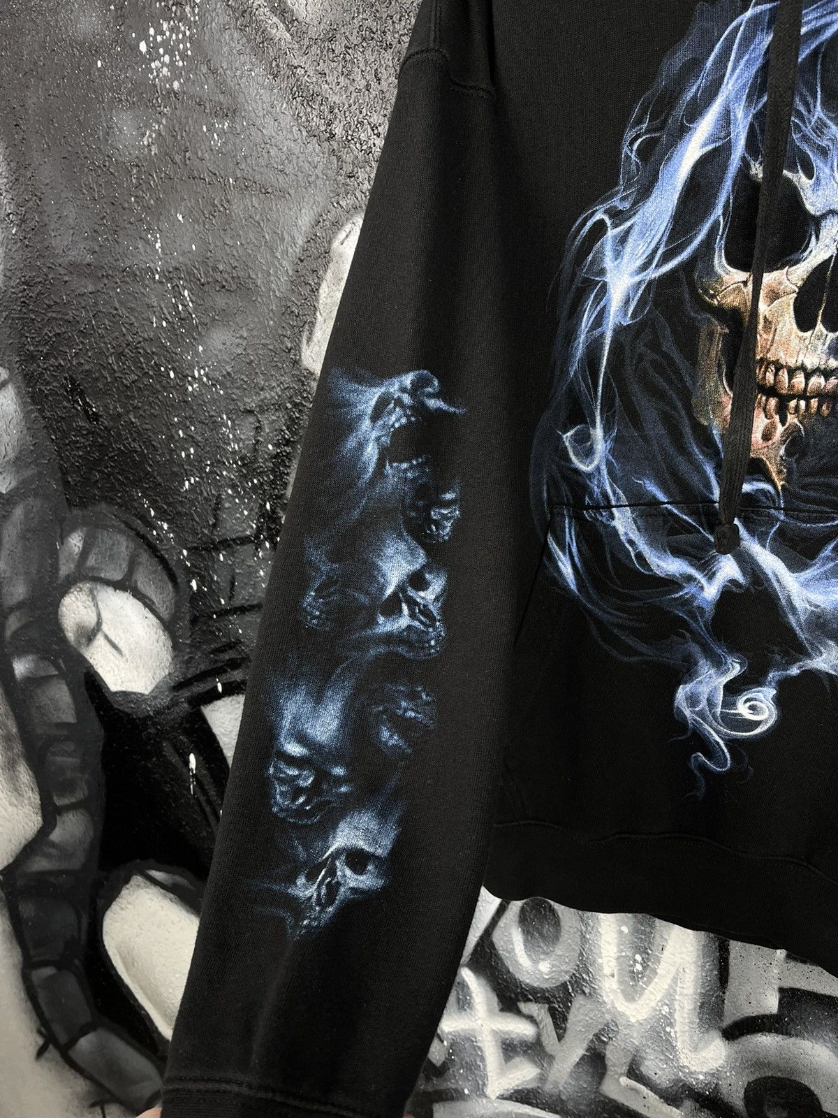 Other Spiral Direct Skull Big Logo Black Hoodie Men’s Size M Size US M / EU 48-50 / 2 - 9 Thumbnail