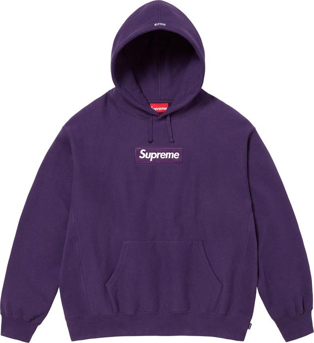 Supreme box outlet logo hoodie grailed