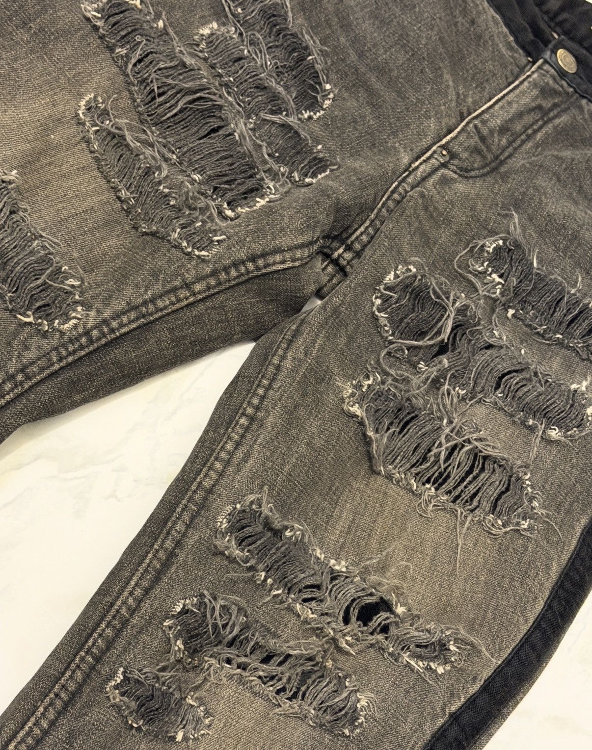 Undercover Undercover AW02 Crash Denim Size US 30 / EU 46 - 4 Thumbnail