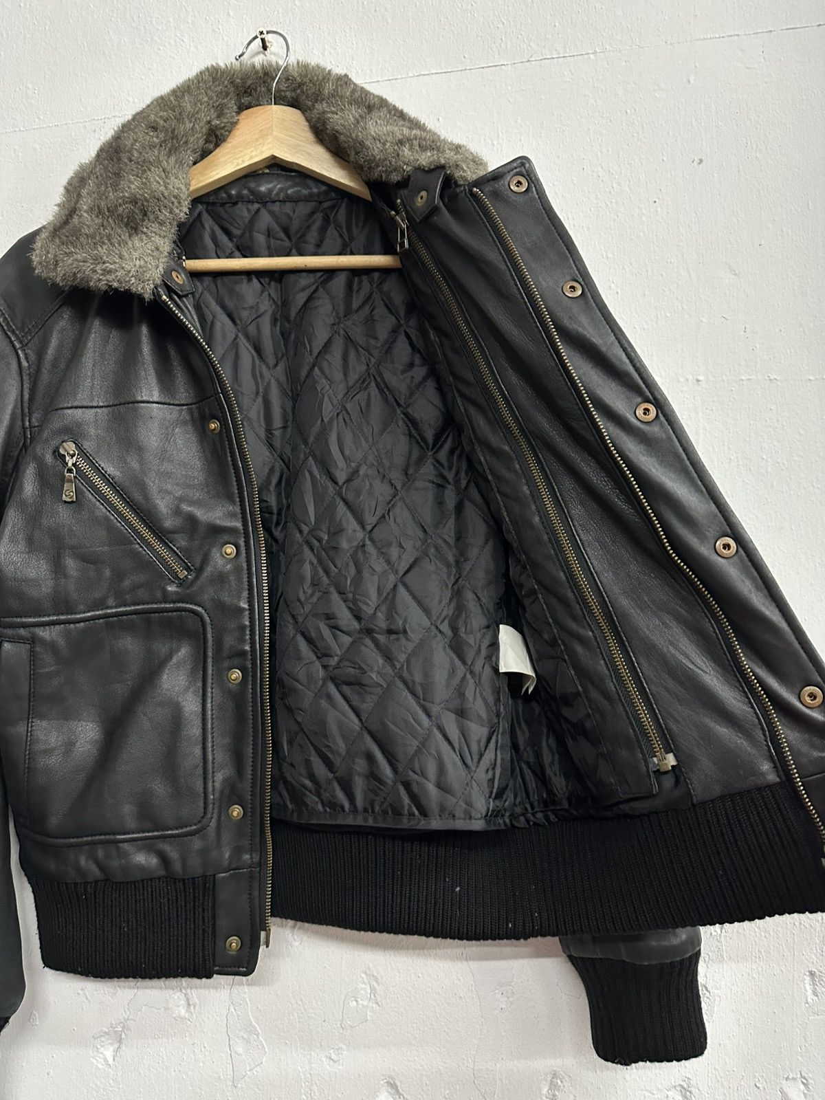 Silas RARE 🇯🇵SILAS Aviator Sheep Skin Leather Jacket Size US S / EU 44-46 / 1 - 8 Thumbnail