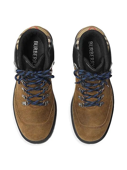 Burberry os11x0226 Suede Moor Hiking Boots In Jute Size US 9 / EU 42 - 4 Thumbnail