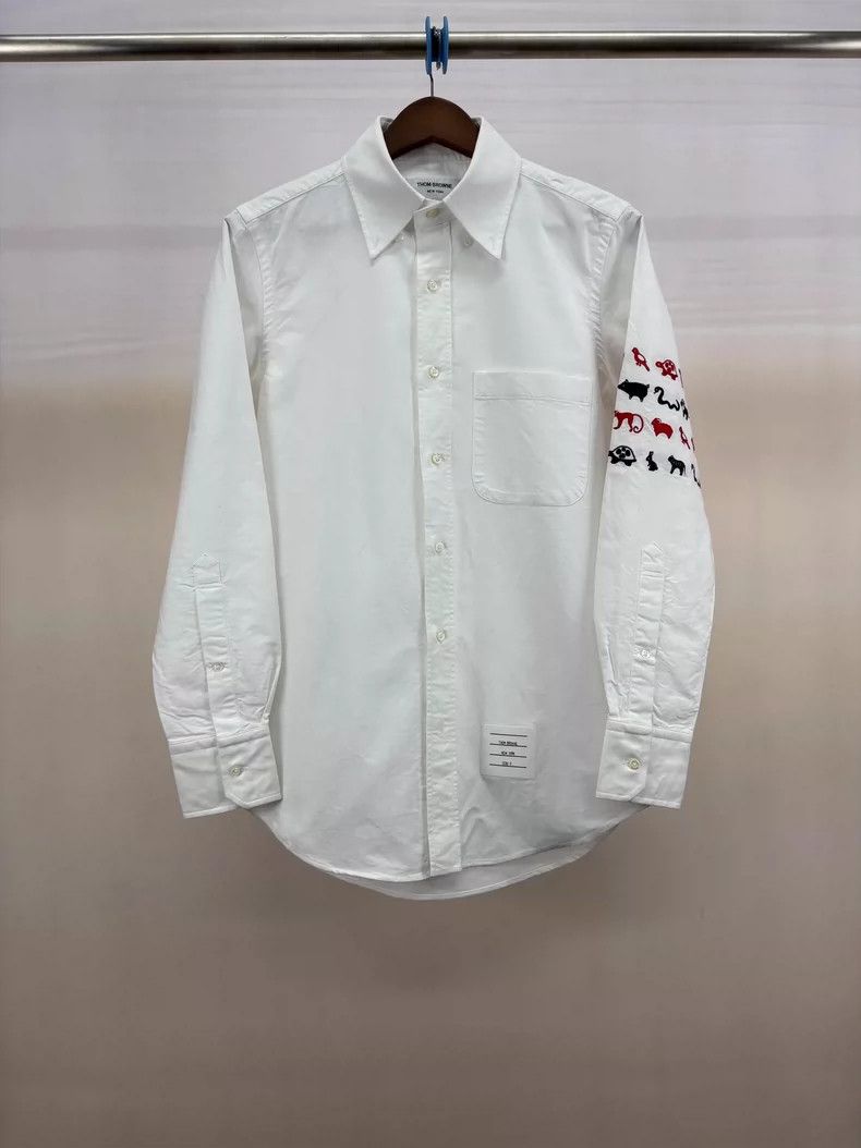 Thom Browne Thom Browne Animal Embroidered Shirt - dmc Size US S / EU 44-46 / 1 - 1 Thumbnail
