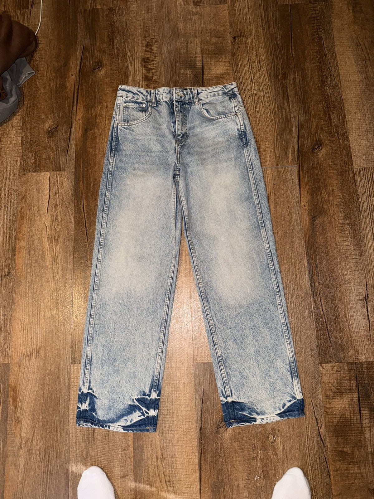 Represent Clo. Represent R3 Baggy Denim Blue Jeans Size US 30 / EU 46 - 2 Thumbnail
