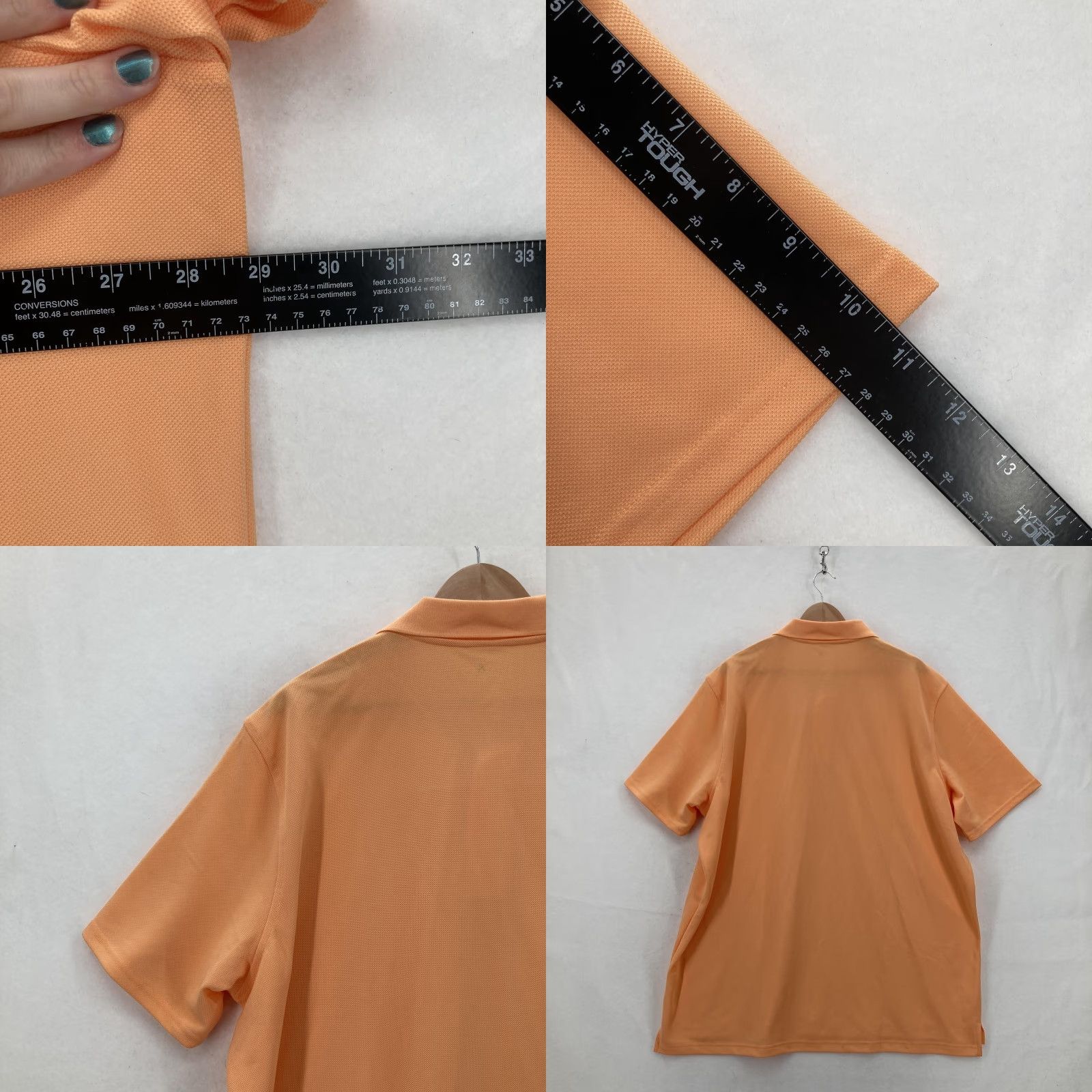 Croft & Barrow Croft & Barrow Polo Shirt Mens 2XL Short Sleeve Easy Care Pique Golf Casual NWT Salmon Buff Size US XXL / EU 58 / 5 - 8 Thumbnail