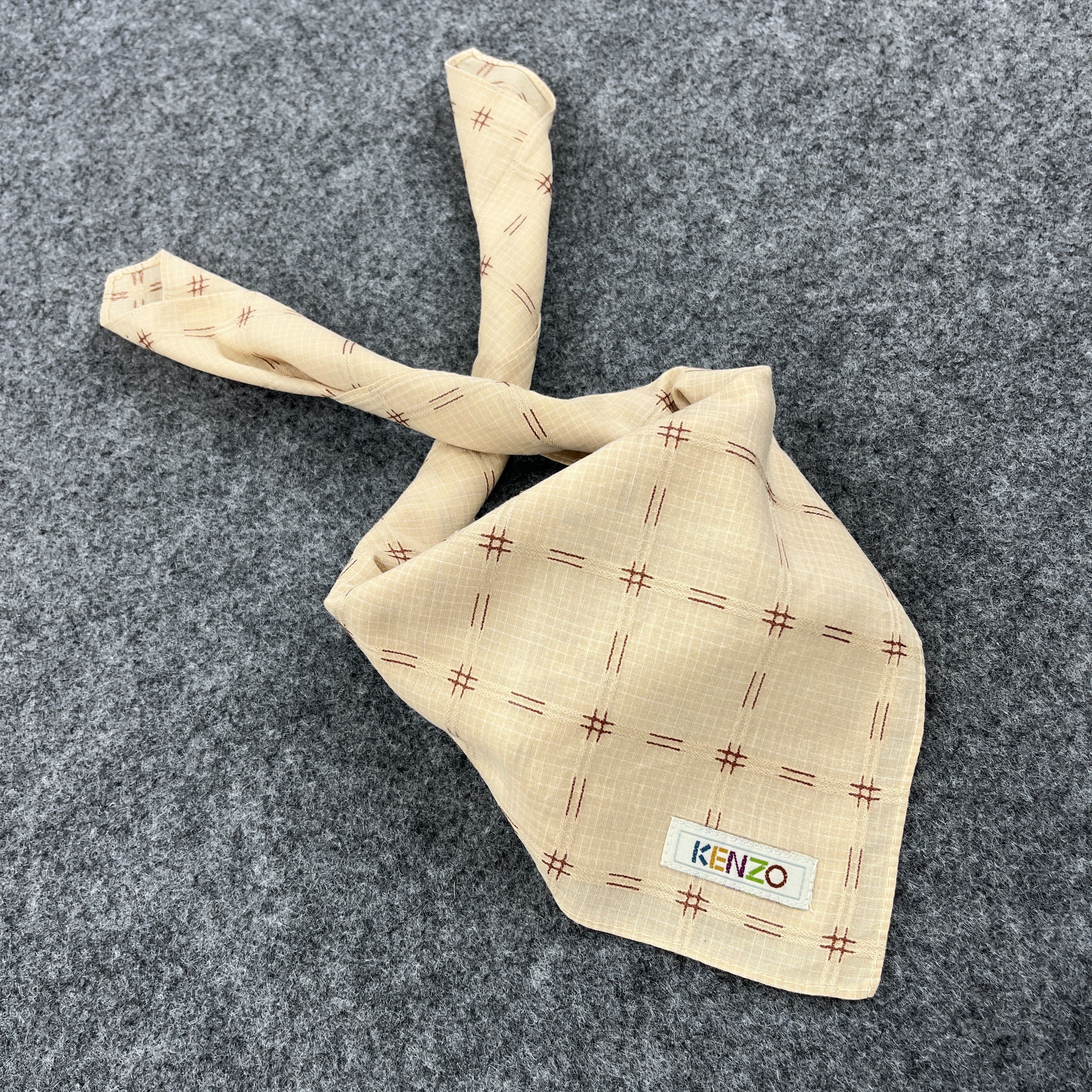 Kenzo × Vintage Kenzo Handkerchief Bandana Neckerchief B762 Size ONE SIZE - 8 Thumbnail