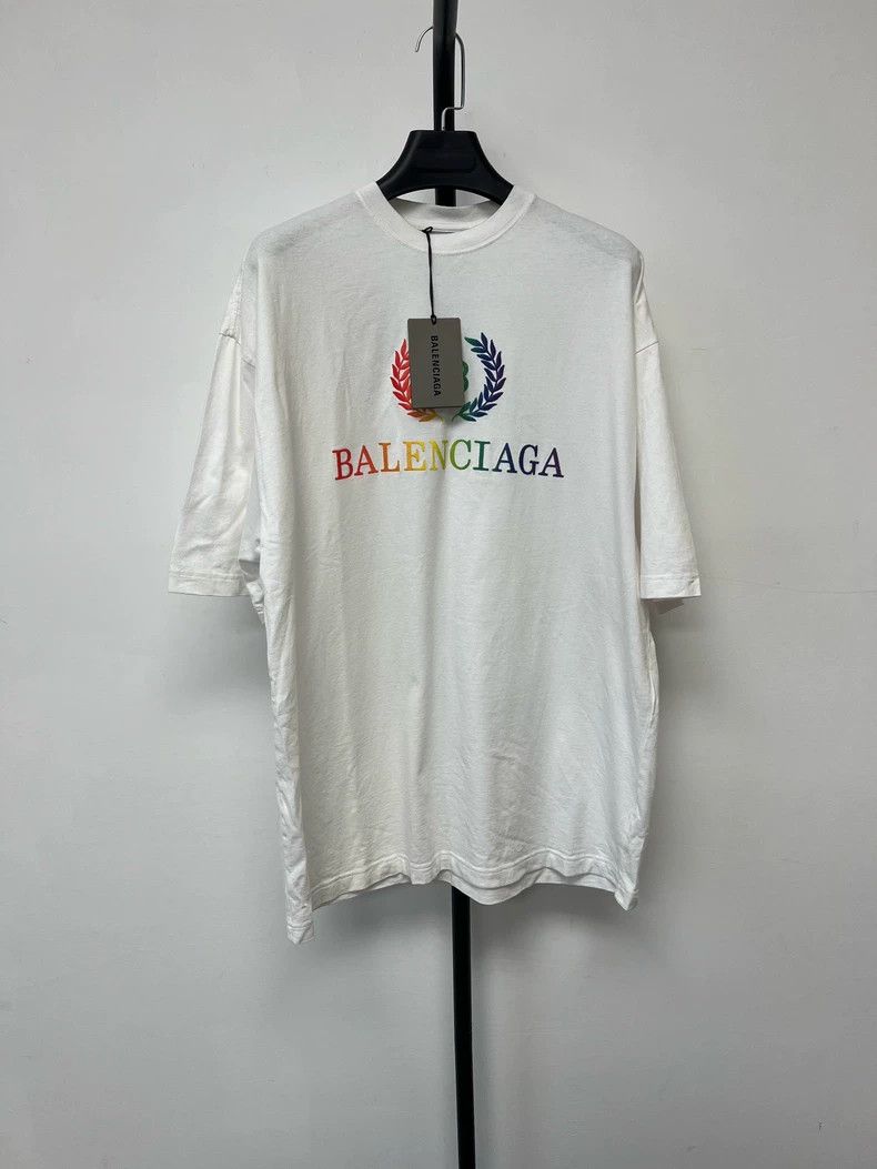 Balenciaga Balenciaga Wheat Ear Short Sleeve Tee - dmc Size US M / EU 48-50 / 2 - 1 Thumbnail