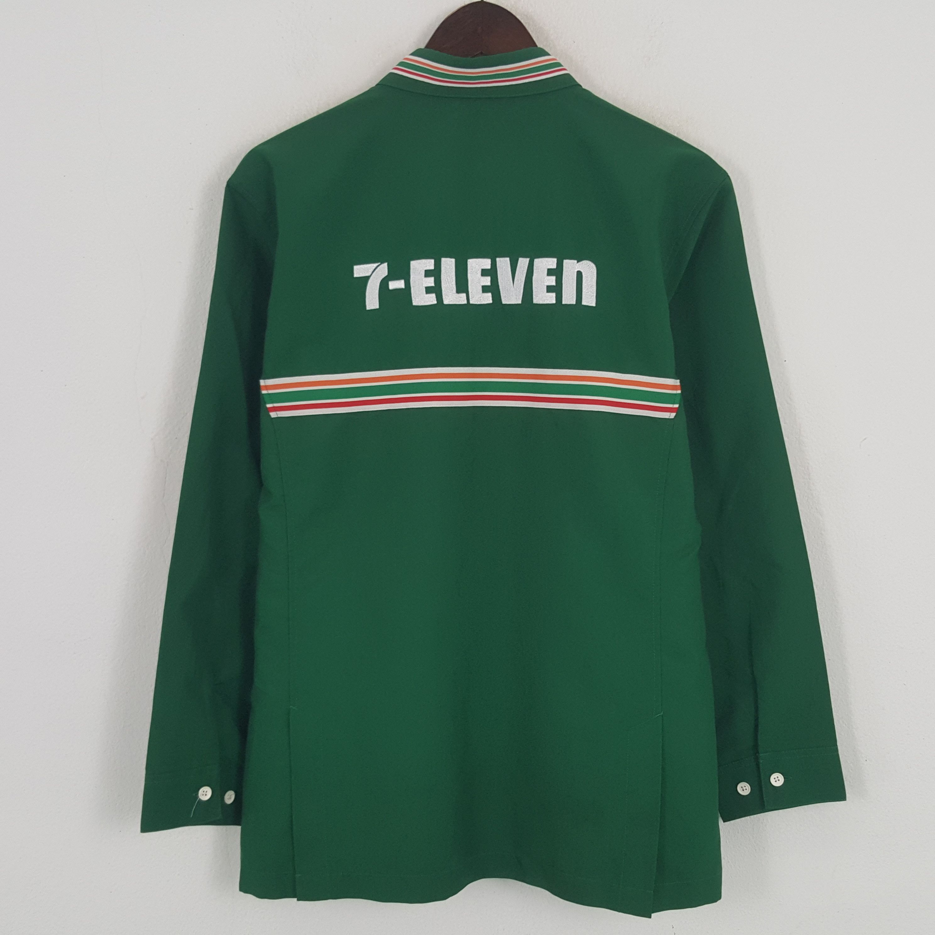 Japanese Brand × Vintage Vintage 7 Eleven Embroidery Logo Worker Zipper Jacket Size US L / EU 52-54 / 3 - 1 Thumbnail