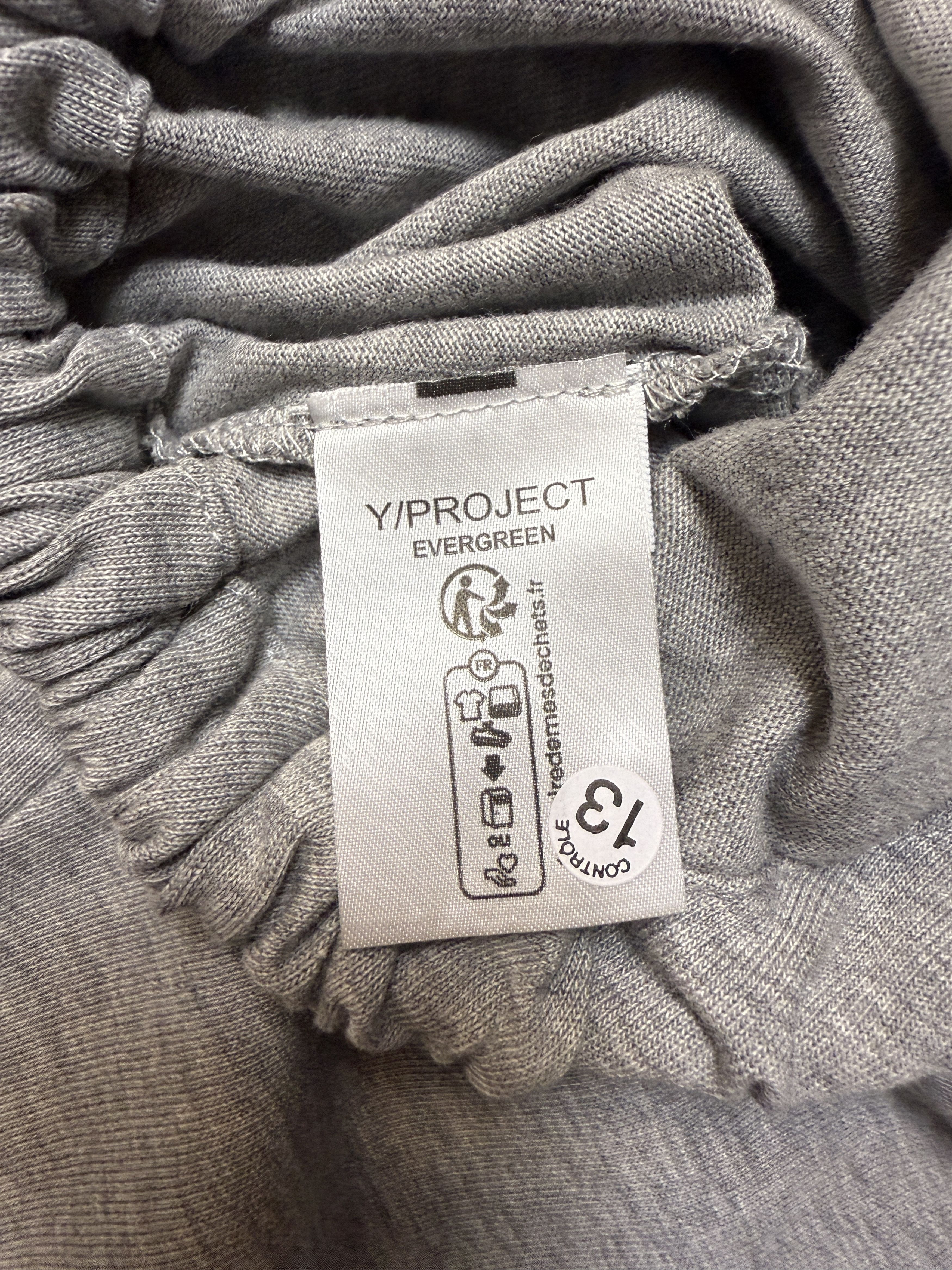 Y/Project $420 NWT Y/Project Evergreen Pinched Logo Bodysuit Size M / US 6-8 / IT 42-44 - 12 Thumbnail