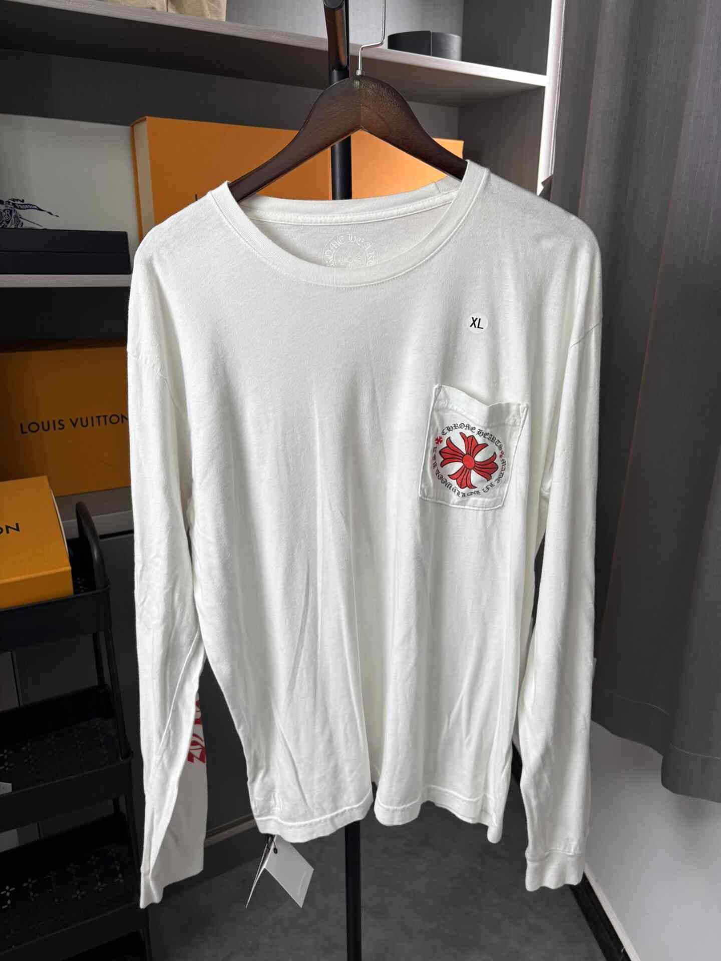 Chrome Hearts Chrome Hearts White T-Shirt XL Men Size US XL / EU 56 / 4 - 1 Thumbnail