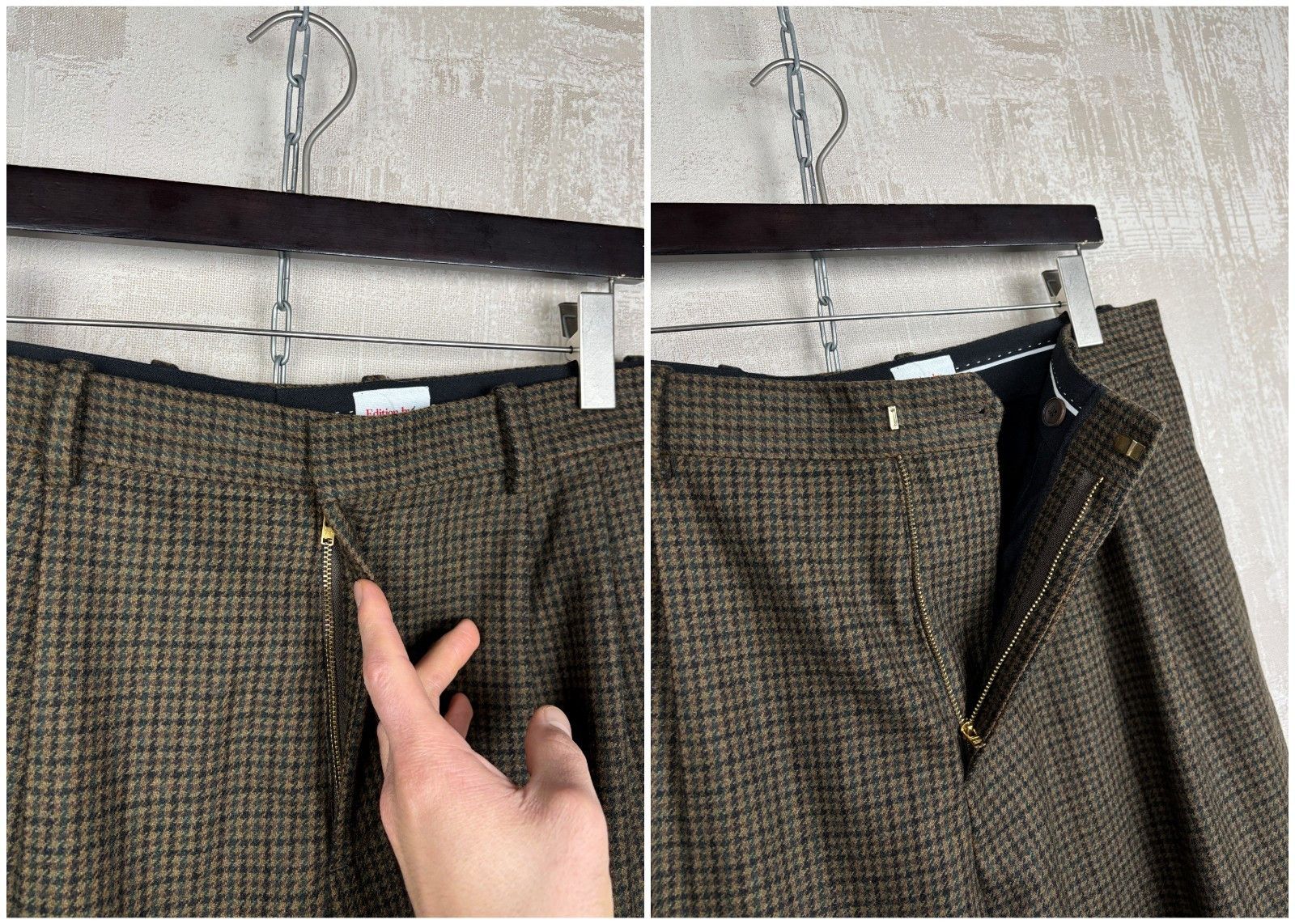 H&M H&M Edition by John Boyega Houndstooth Wool Blend Pants Size US 36 / EU 52 - 8 Thumbnail