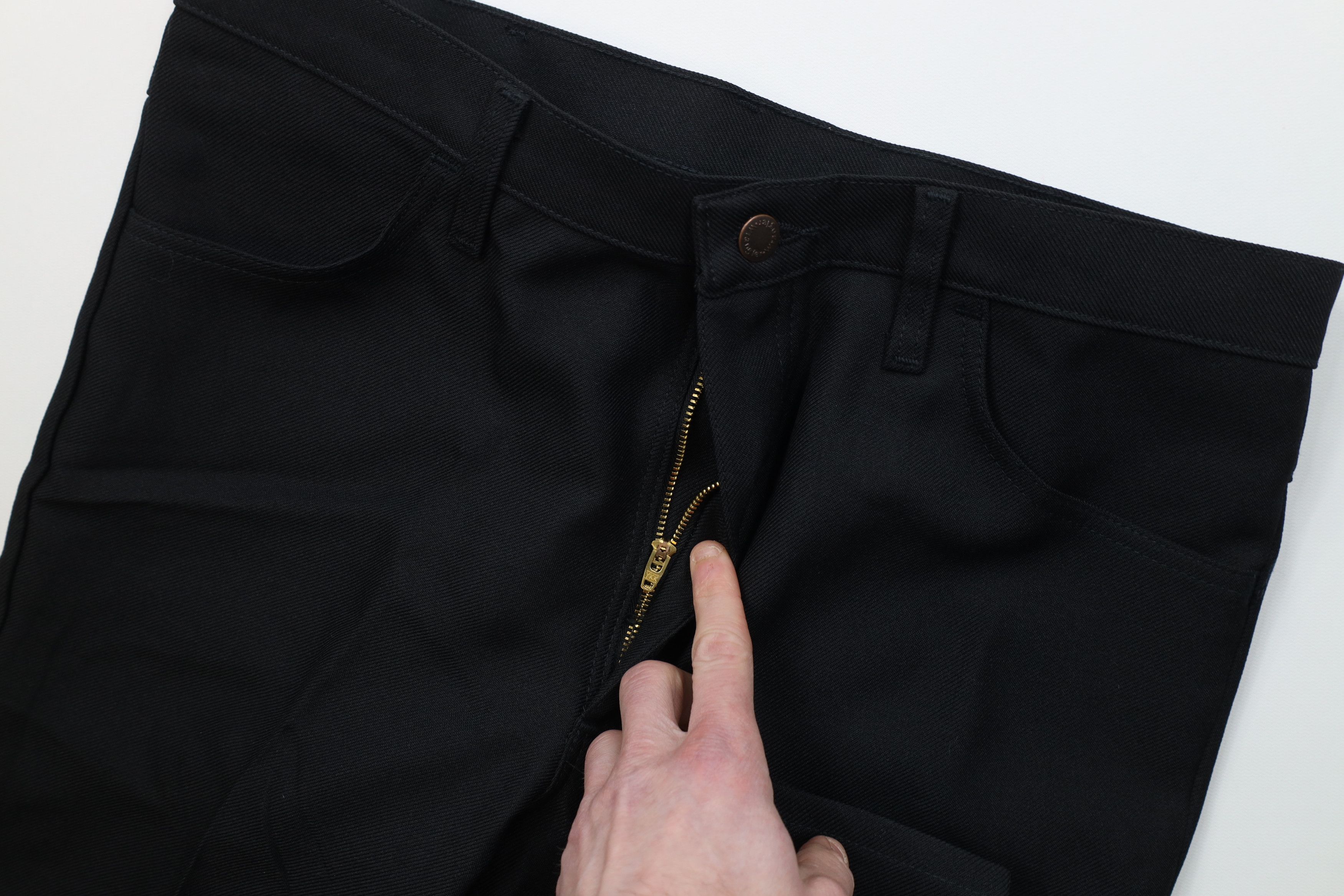 Wrangler Vintage 90s Wrangler Wide Leg Western Chino Pants Black Size US 38 / EU 54 - 7 Thumbnail