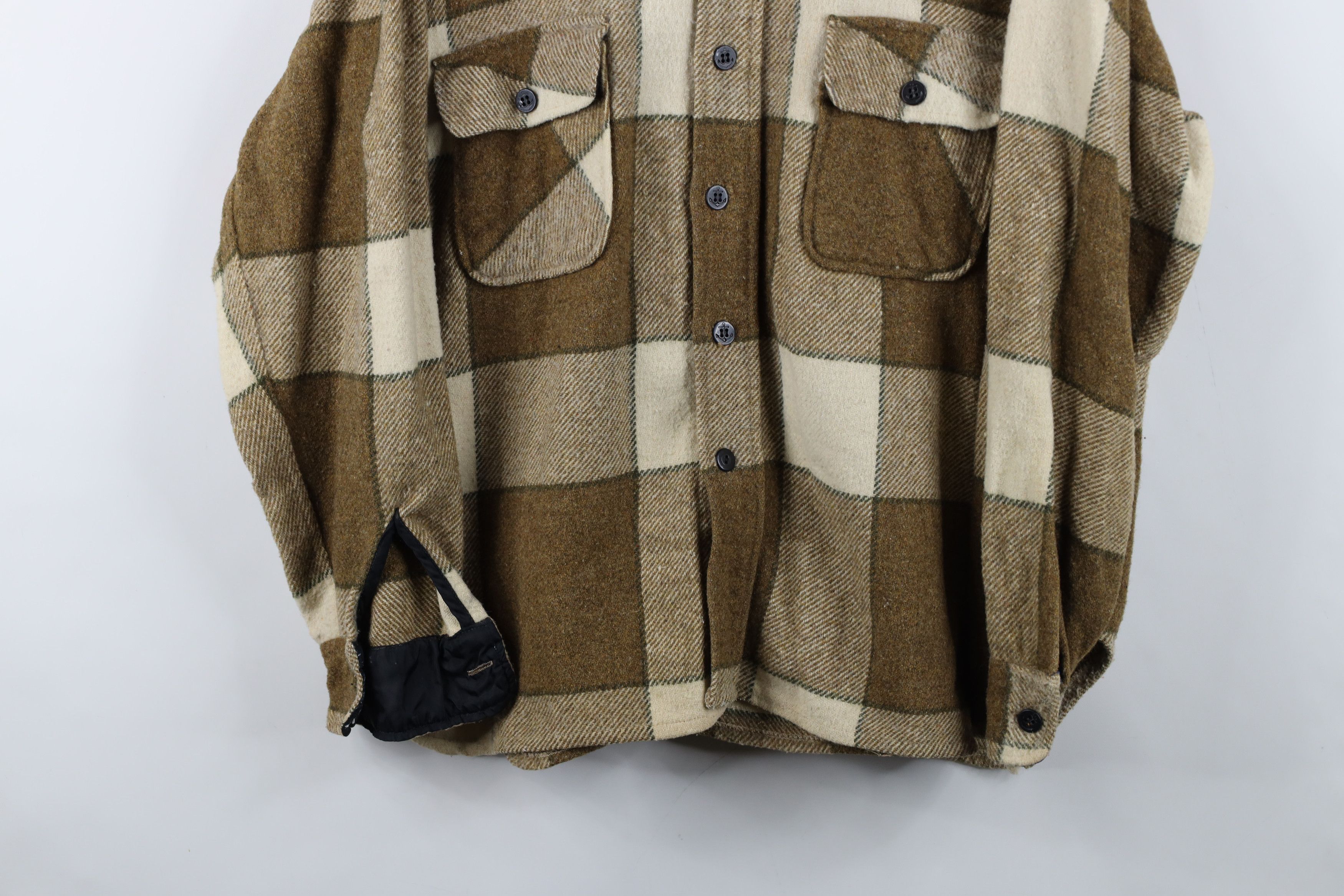 Vintage Vintage 70s Streetwear CPO Button Shirt Jacket Jac Shirt Size US L / EU 52-54 / 3 - 3 Thumbnail