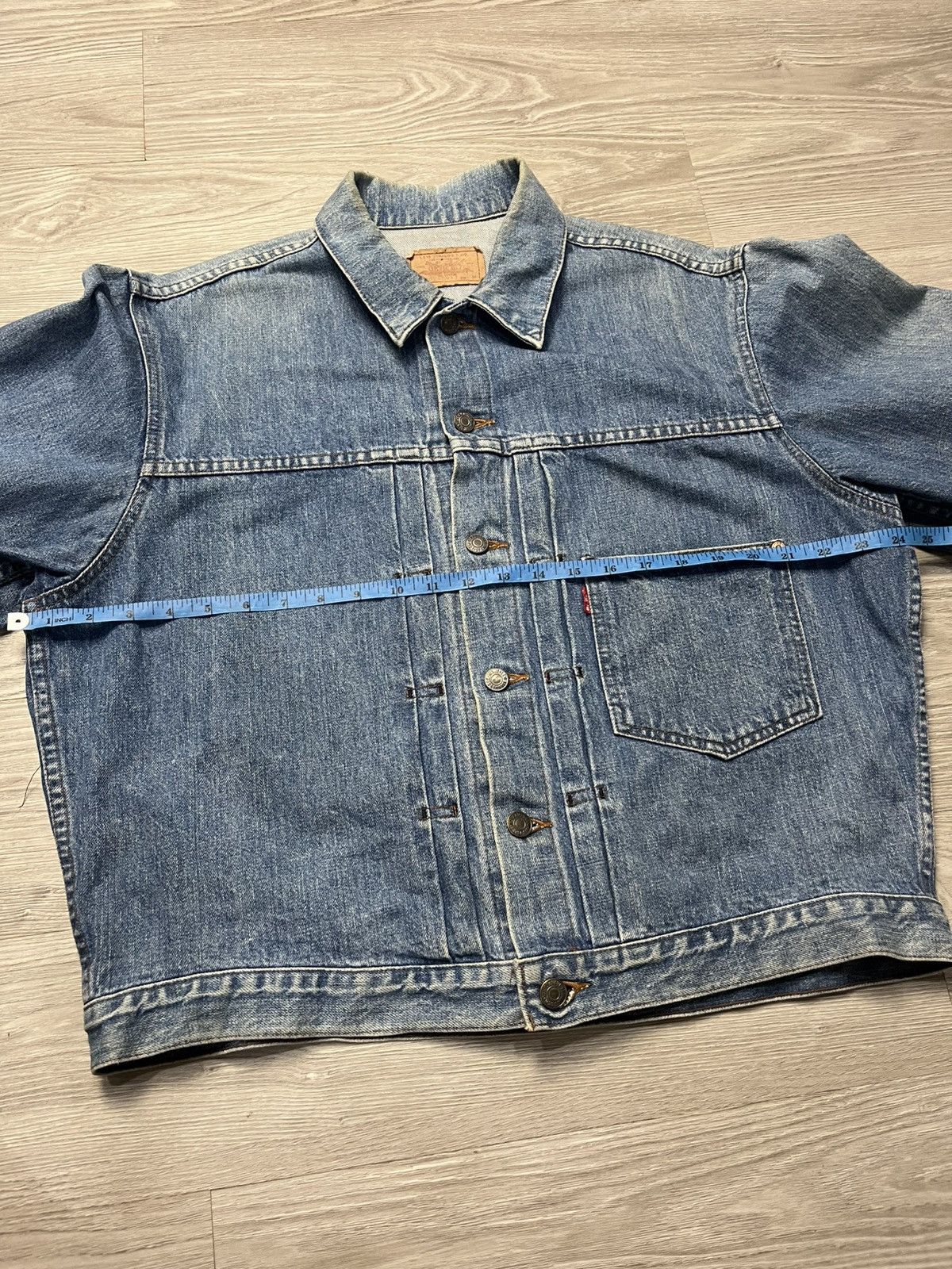 Levi's 1990s Levis Type 1 70702 Trucker Denim Jacket Size US M / EU 48-50 / 2 - 8 Thumbnail
