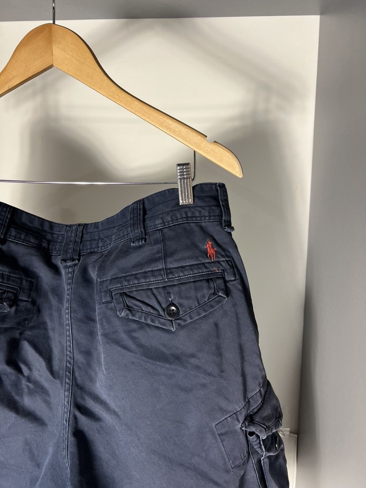Polo Ralph Lauren VERY RARE POLO RALPH LAUREN MULTIPOCKET CARGO SHORTS 90s Y2K Size US 36 / EU 52 - 10 Thumbnail