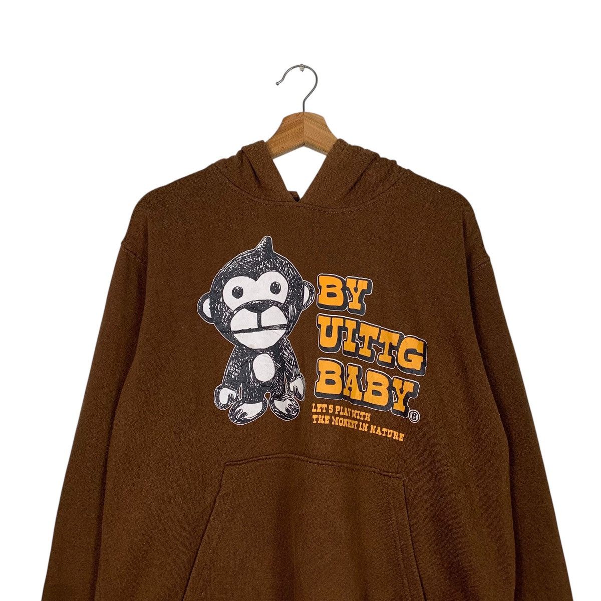 Japanese Brand Japanese Brand UITTG Baby Big Logo Hoodie Size US L / EU 52-54 / 3 - 11 Thumbnail