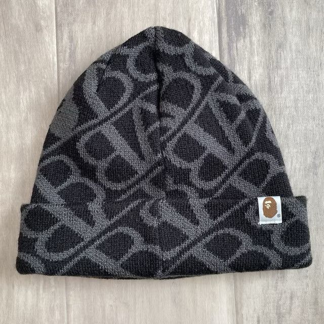 Bape BAPE SPORT MONOGRAM beanie knit cap a bathing ape Size ONE SIZE - 2 Thumbnail