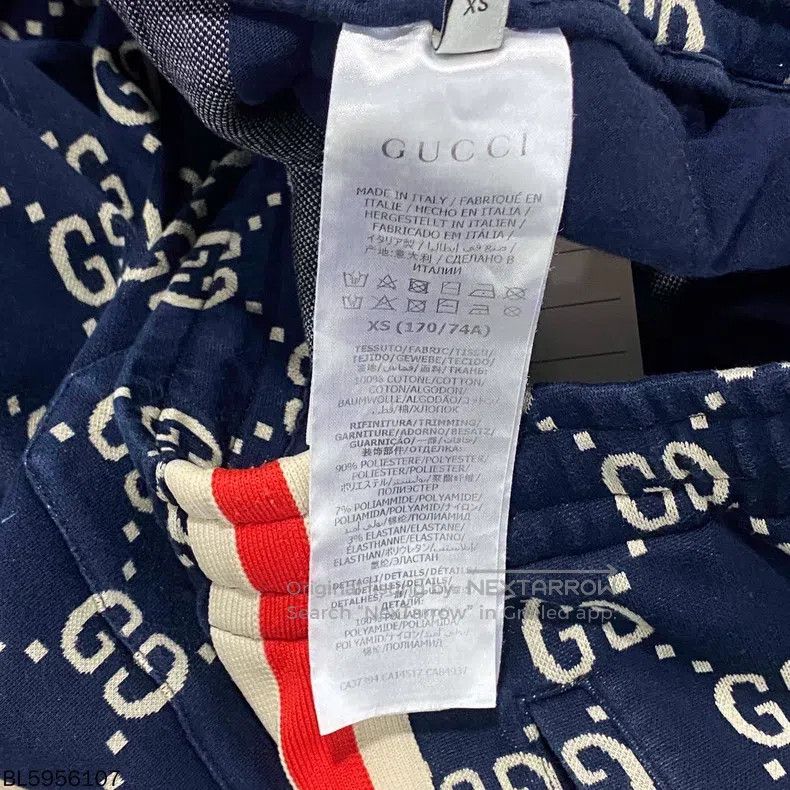 Gucci Gucci Size XS Old-fashioned full-print school uniform trous Size US 27 - 5 Thumbnail