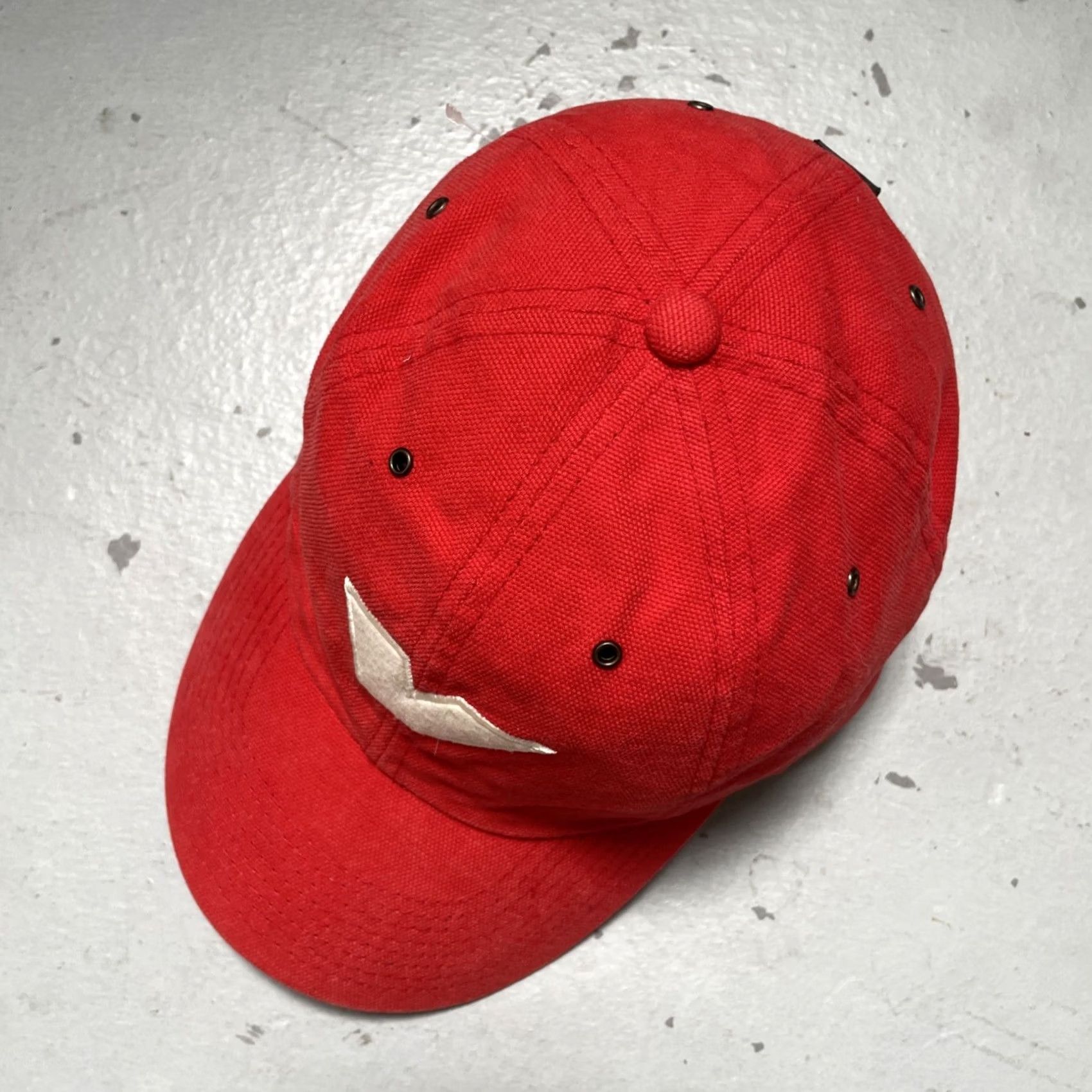 Vans VINTAGE Vans Skateboarding Canvas Baseball Dad Cap OS Adjustable Red 90s Y2K Unisex Adults One Size Cap Mens Womens Boys Girls Size ONE SIZE - 2 Thumbnail