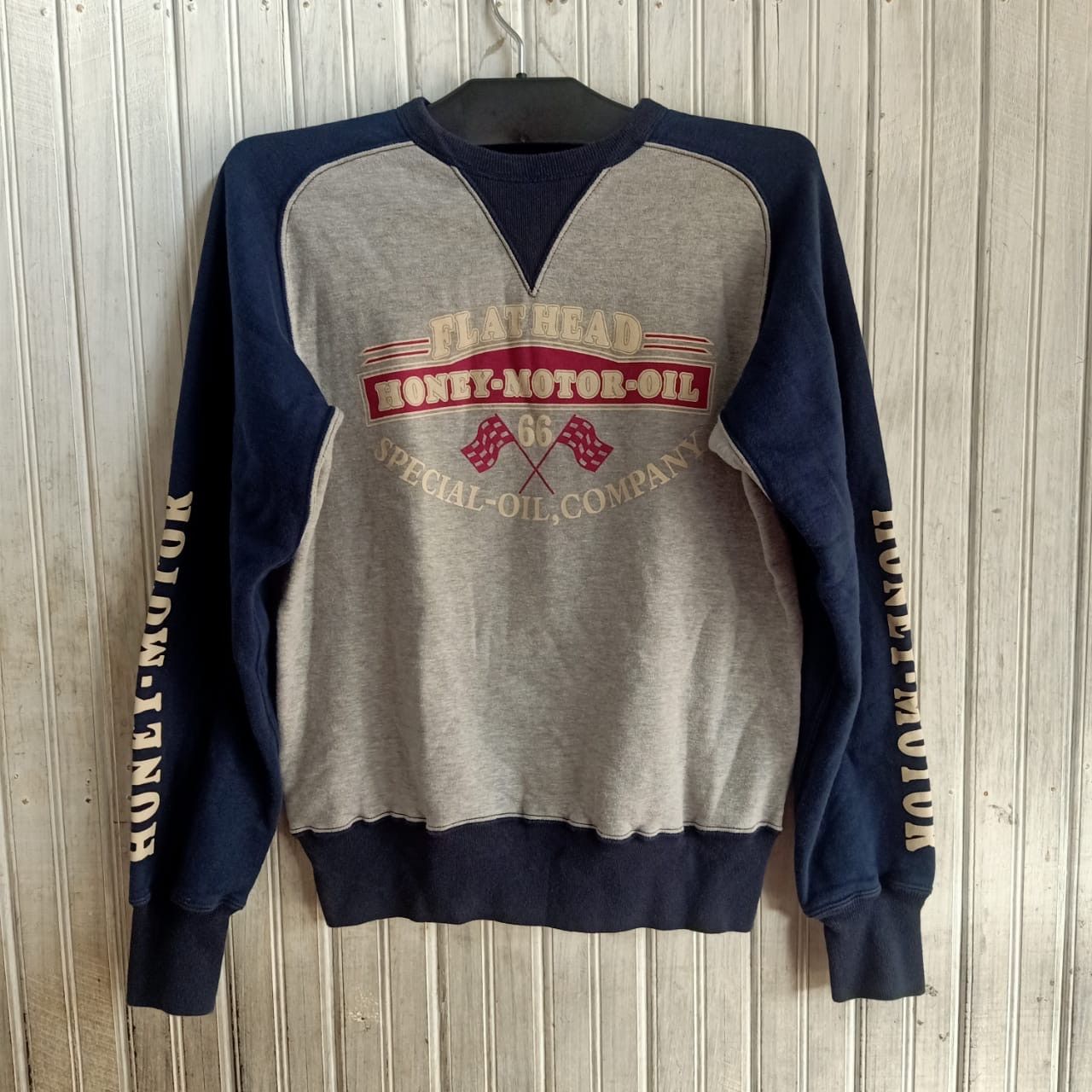Crewneck Flat Heat Honey Motor Oil