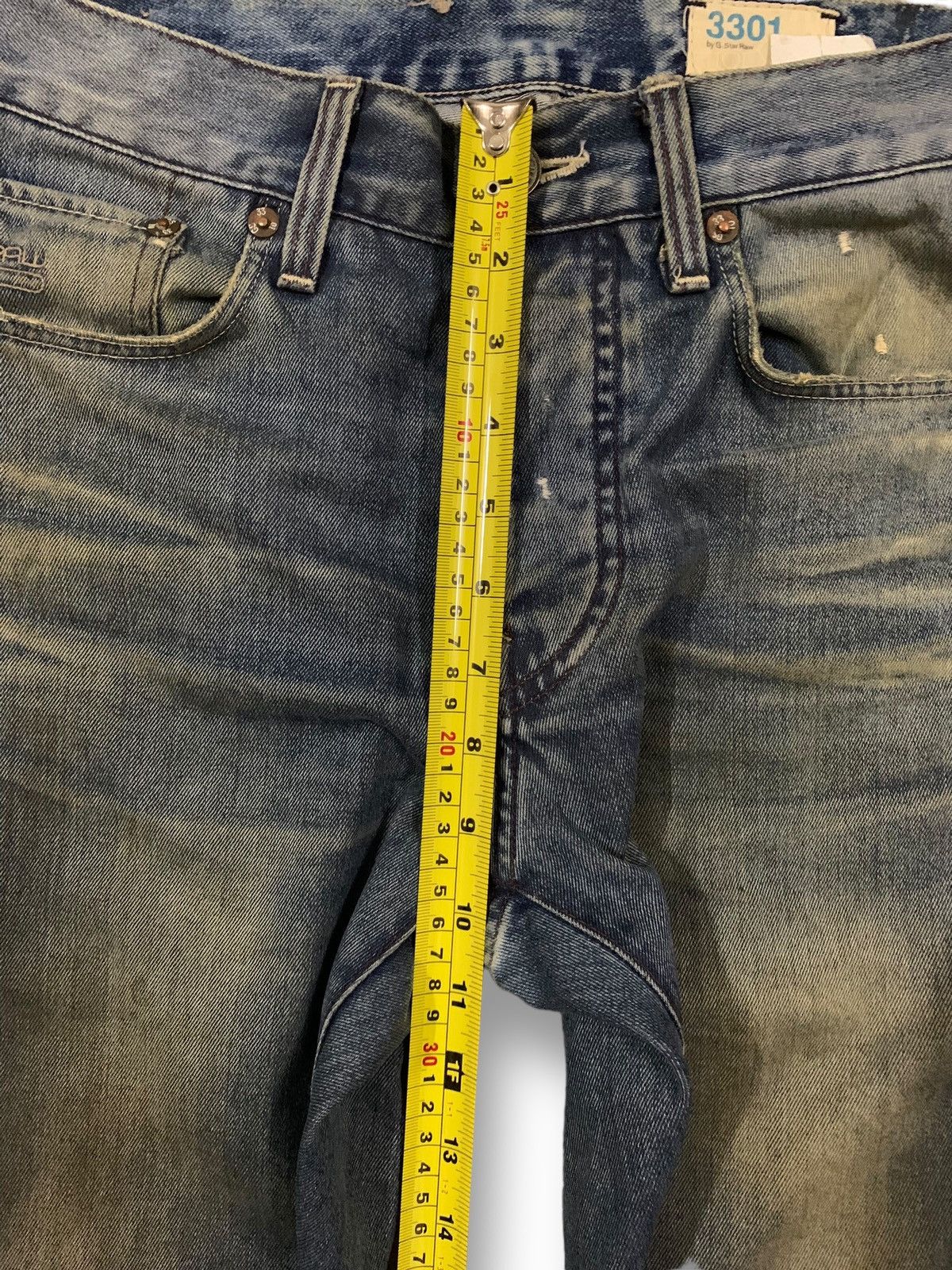 G-Star Vintage G Star Raw Mud Washed Slim Fit Jeans Made in Italy Size US 29 - 19 Thumbnail