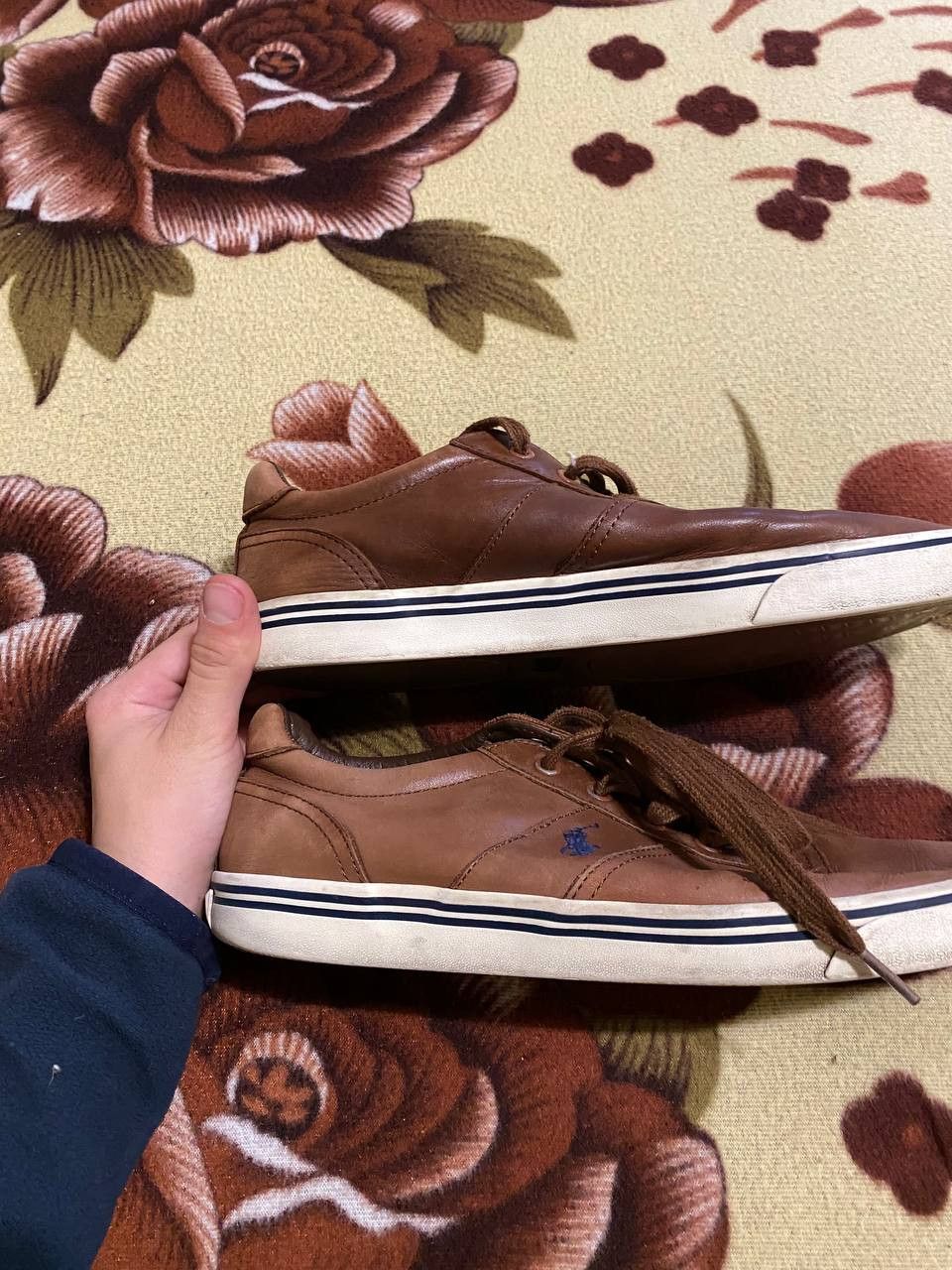Polo Ralph Lauren Ralph Lauren Polo Tan Up Western Leather Sneakers Shoes Size US 10 / EU 43 - 6 Thumbnail