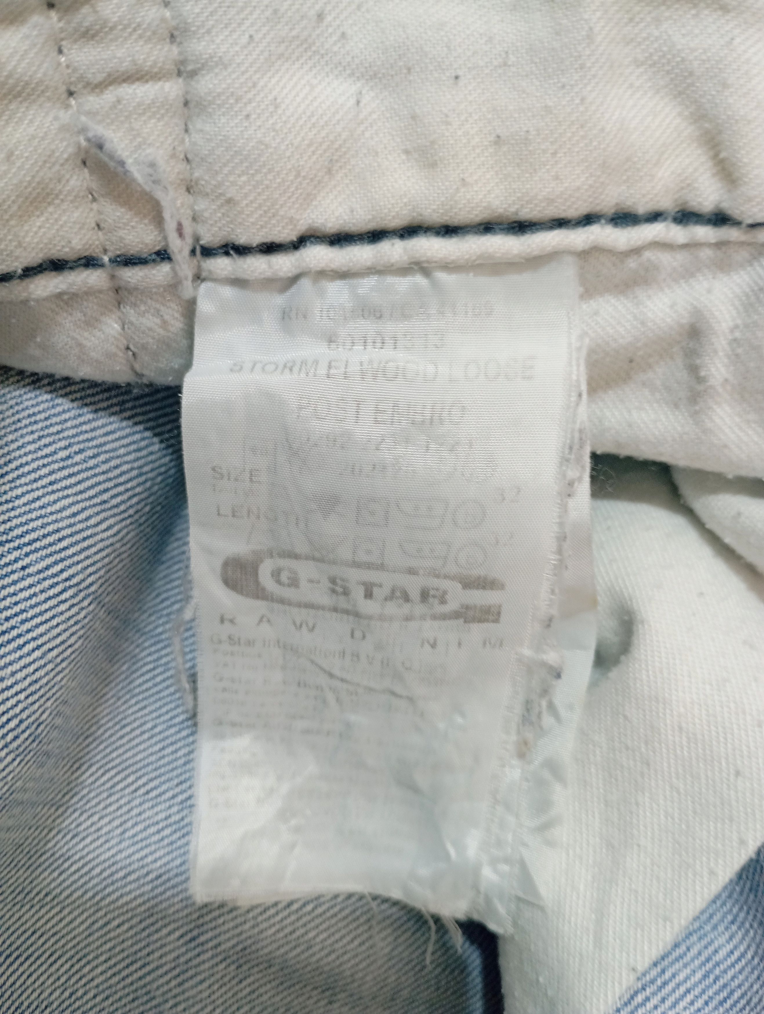 G-Star G-Star Raw Loose Fit Denim Jeans Storm Elwood Size US 32 / EU 48 - 10 Thumbnail