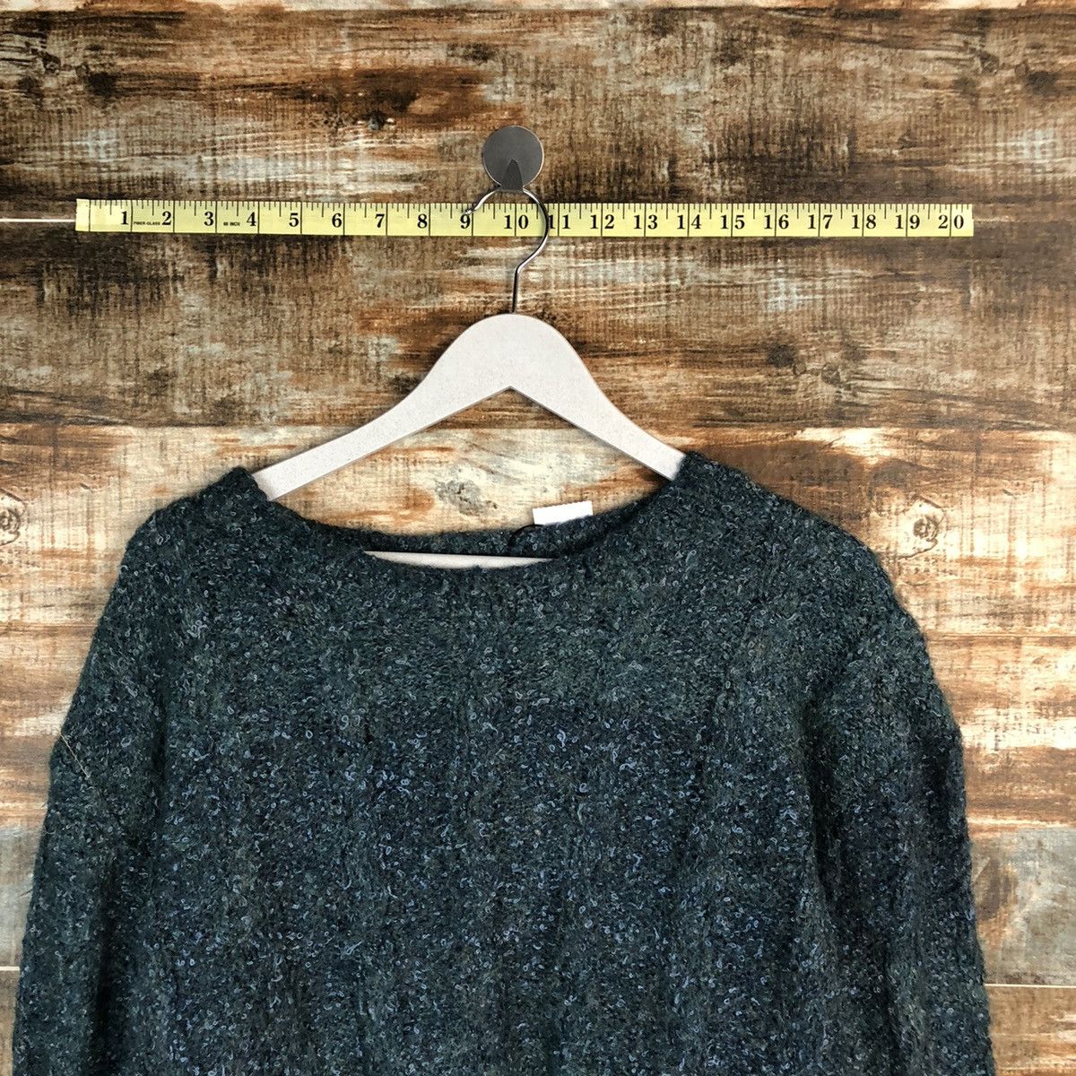 Homespun Knitwear × Japanese Brand Japan vintage 2 tone Green Knitwear #A1647 Size M / US 6-8 / IT 42-44 - 4 Thumbnail