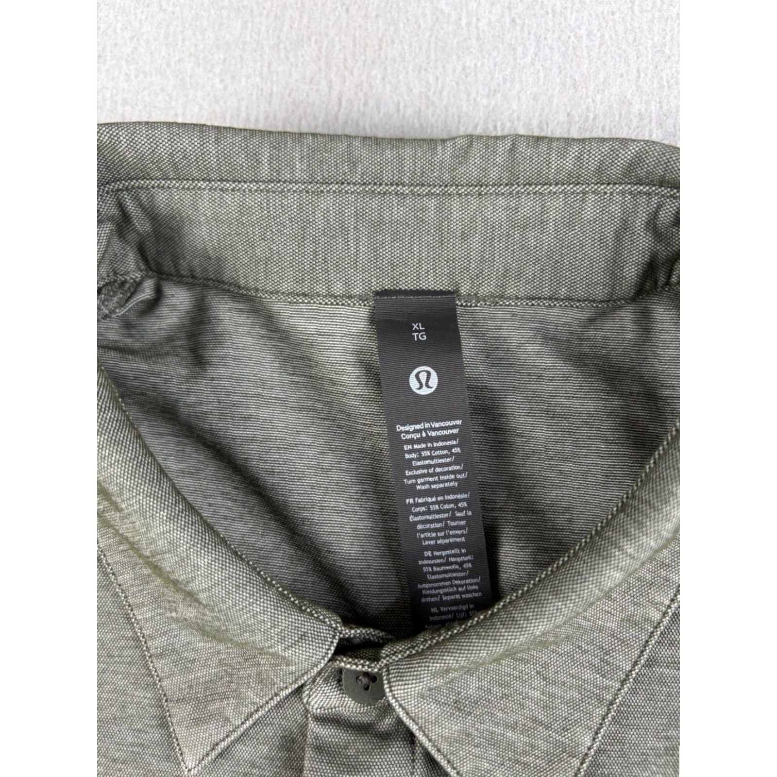 Lululemon Lululemon Shirt Mens XL Green Commission Long Sleeve Button Up Casual Size US XL / EU 56 / 4 - 3 Thumbnail