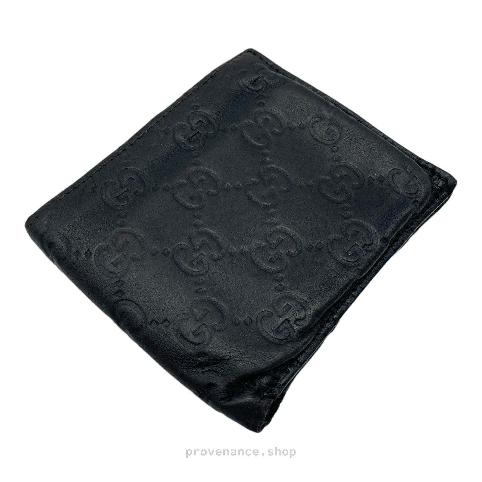 Gucci 🔴 Gucci GG Bifold Wallet - Dark Chocolate Guccissima Size ONE SIZE - 4 Thumbnail