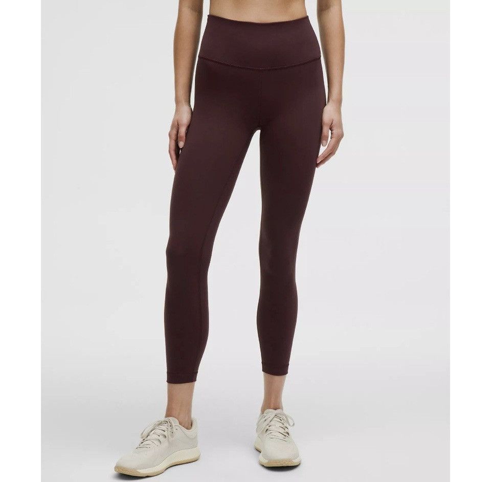 Lululemon Lululemon Wunder Train High-Rise Tight 25" Goodnight Plum 8 Size 30" / US 8 / IT 44 - 4 Thumbnail