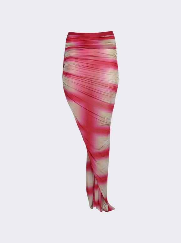 Rick Owens o1mle0426 EDFU Skirt in Pink Size 28" / US 6 / IT 42 - 1 Thumbnail