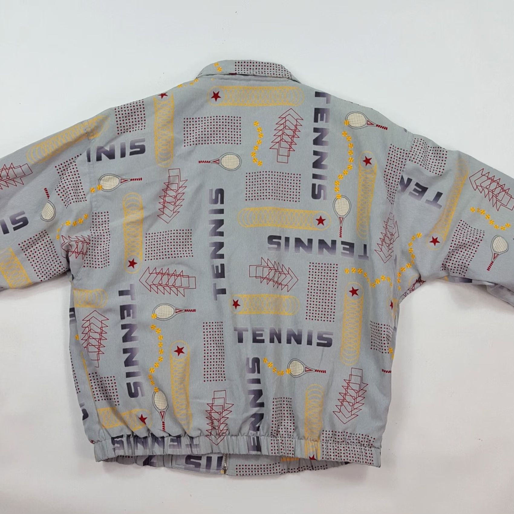 Vintage VINTAGE Tail Tennis Full Zip Women's S Gray Retro Jacket Sports 90s Casual Pockets Size S / US 4 / IT 40 - 4 Thumbnail