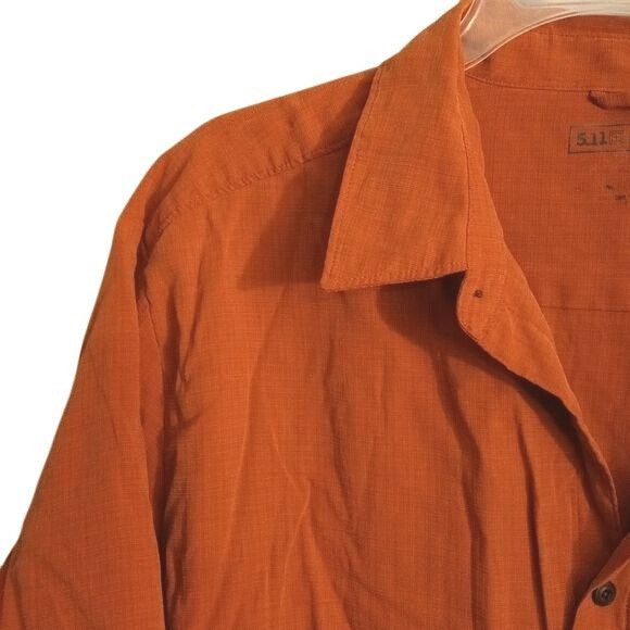 5.11 5.11 Tactical Series Mens XL Short Sleeve Button-Up Shirt Bu Size US XL / EU 56 / 4 - 6 Thumbnail