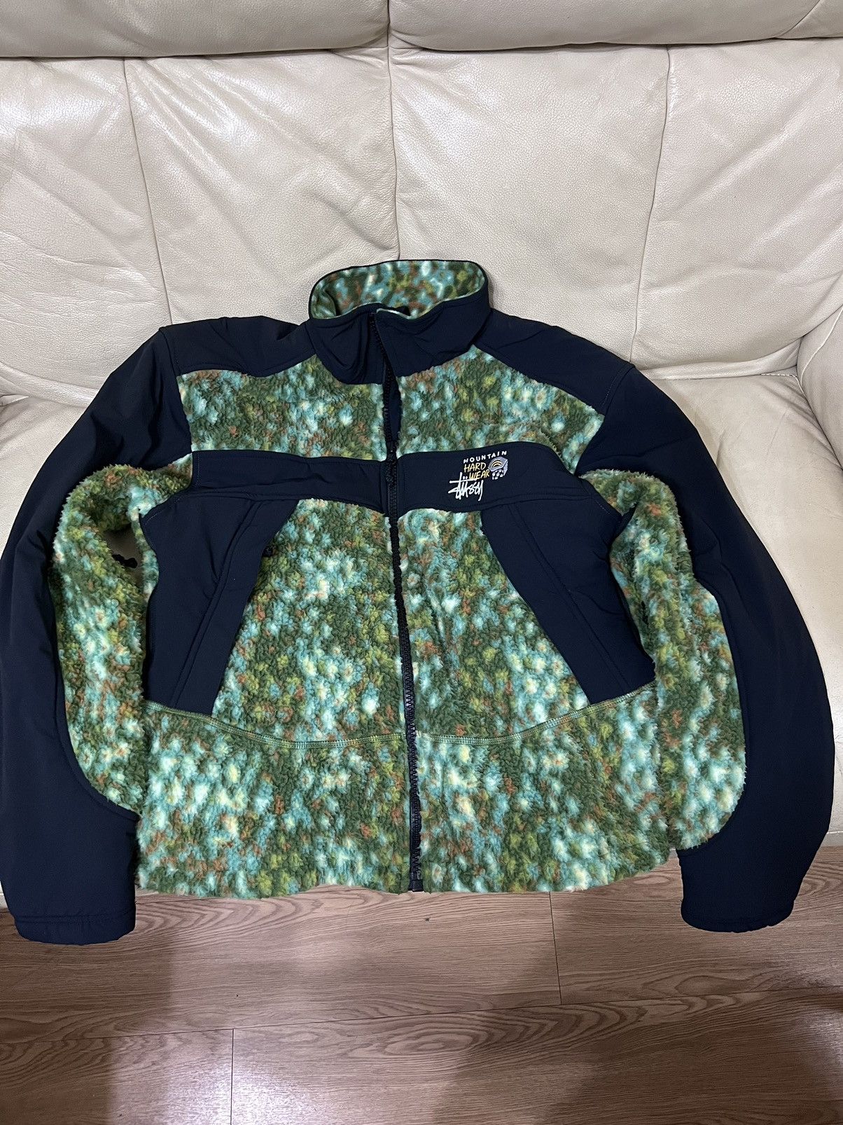 image of Mountain Hardwear Fleece in Green, Men's (Size Small)