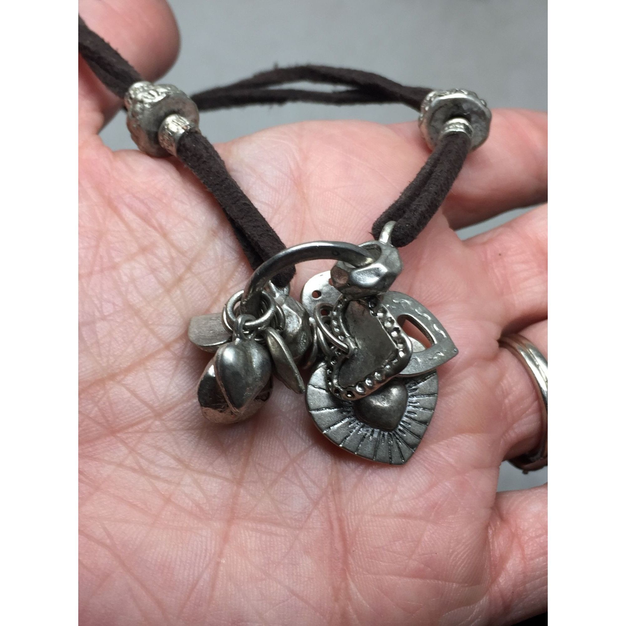 Other Adjustable Women's Bracelet with Heart Charms on it Size ONE SIZE - 5 Thumbnail