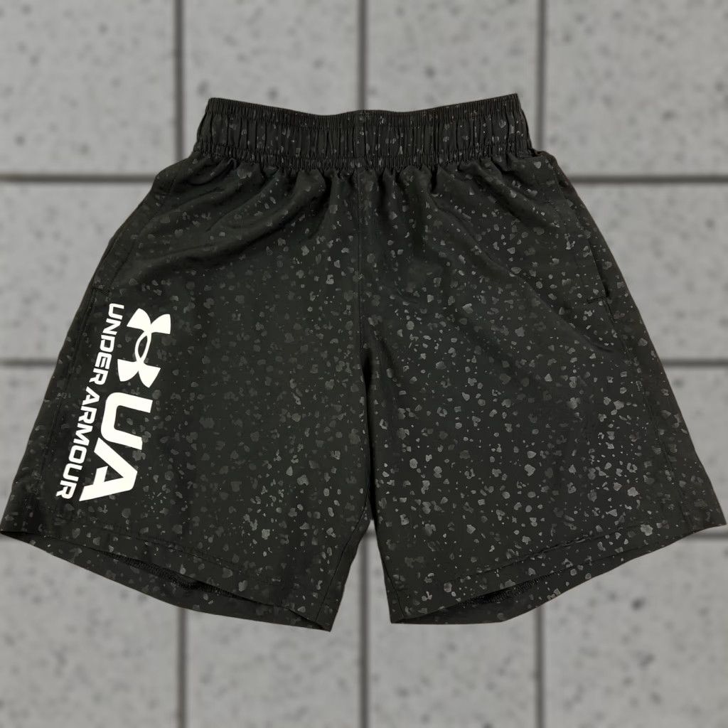 Under Armour Under Armour Shorts Men's Woven Emboss Black Size S Regular Athletic Activewear Shortpants Black Mens S Size US 29 - 1 Thumbnail