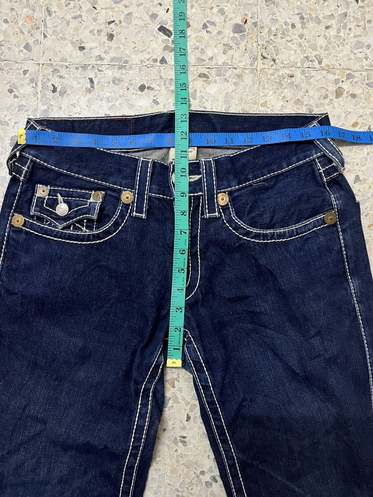 True Religion Vintage True Religion Frankie Big T Bootcut Denim Rare Cut Size US 33 - 14 Thumbnail
